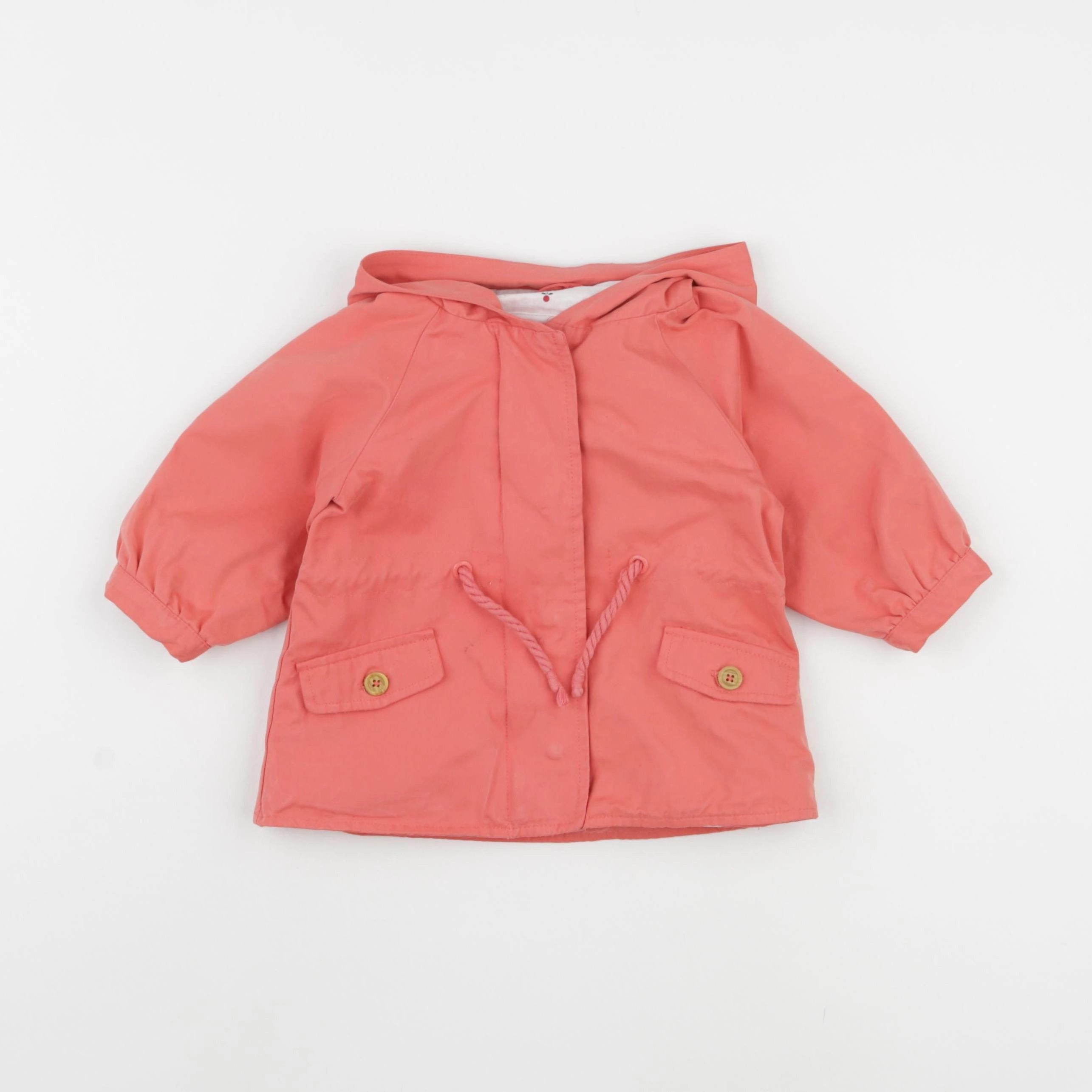 Vertbaudet - parka rose - 12 mois