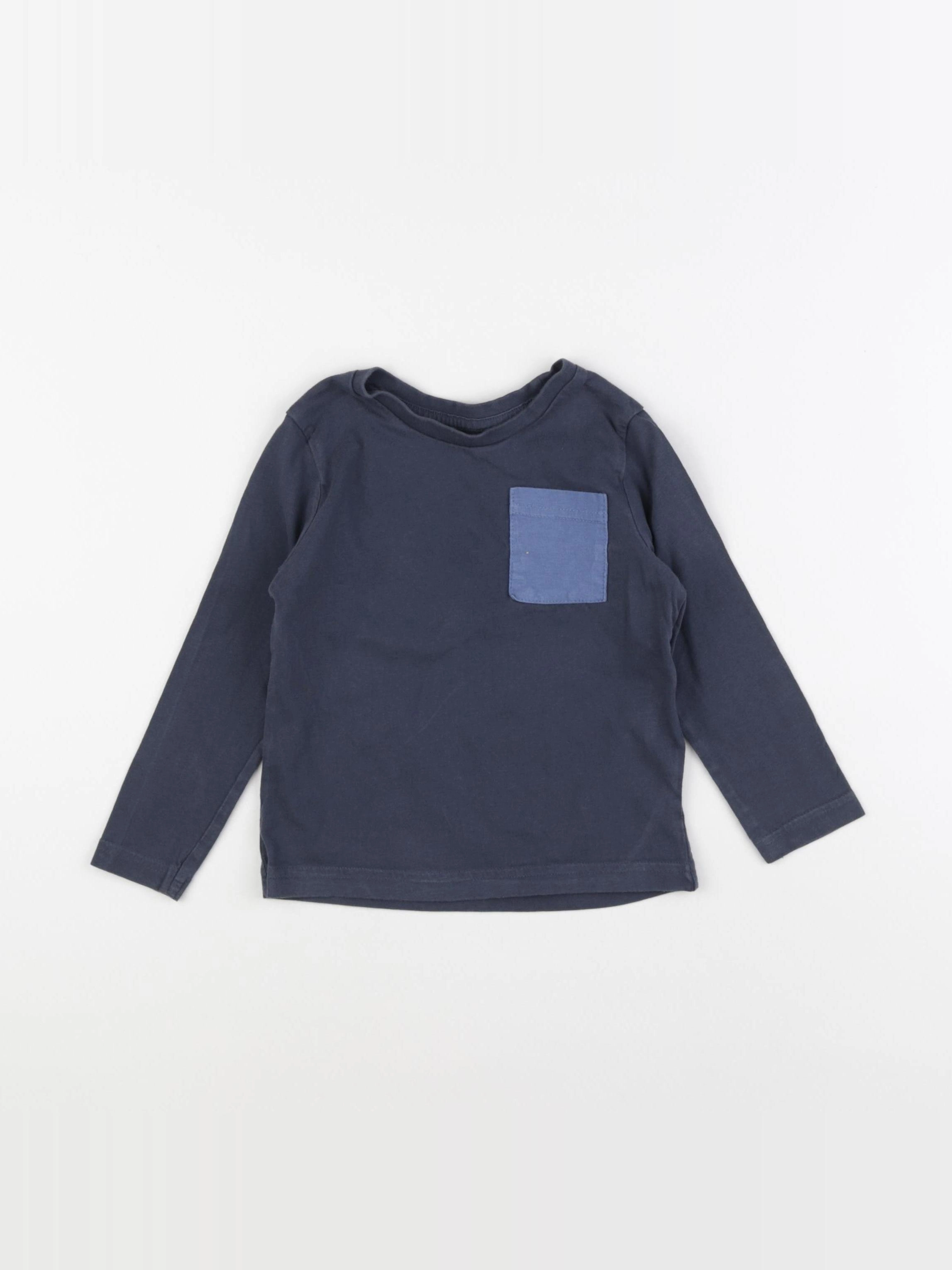 Vertbaudet - tee-shirt bleu - 3 ans
