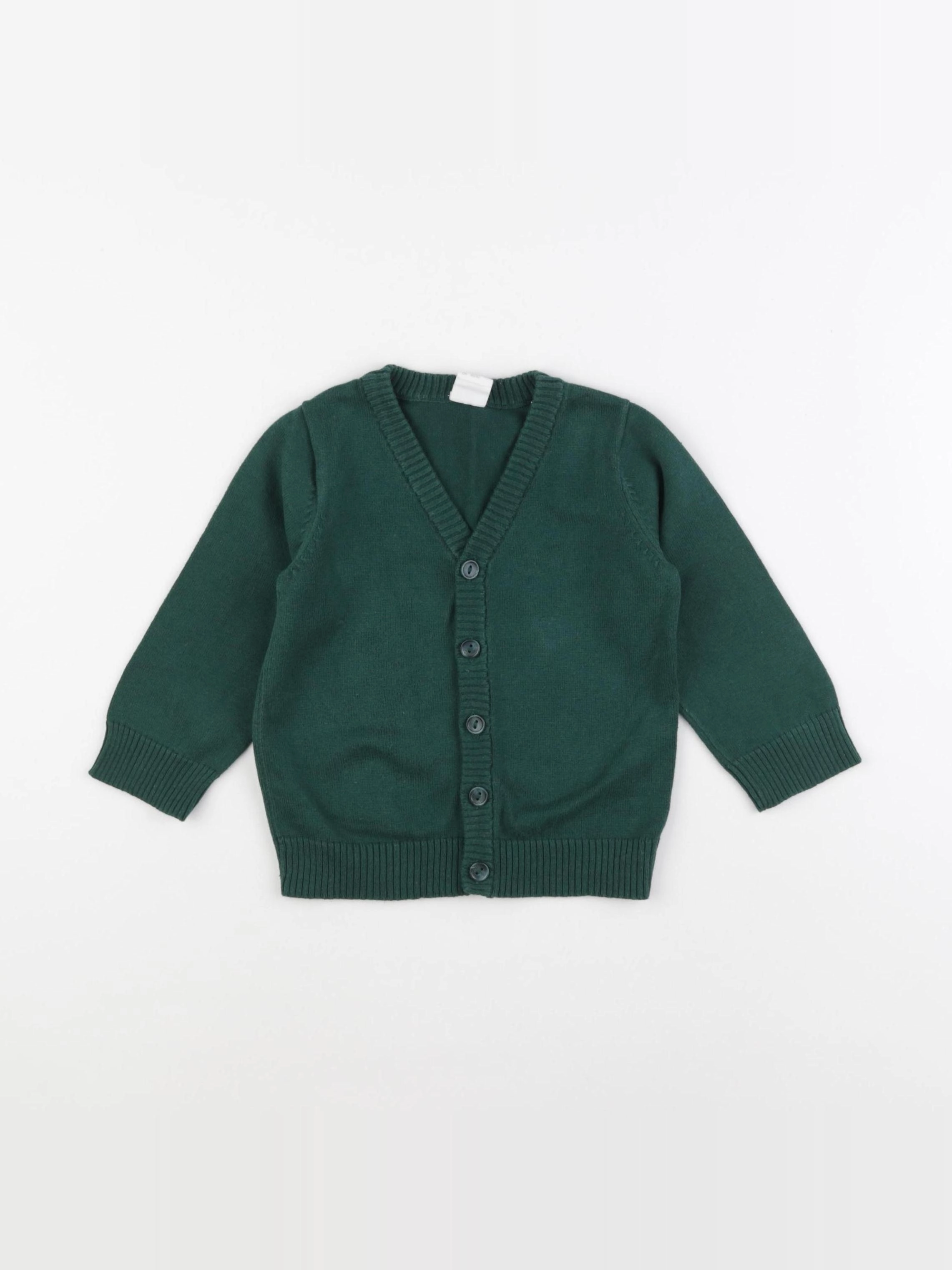 H&M - gilet vert - 9/12 mois