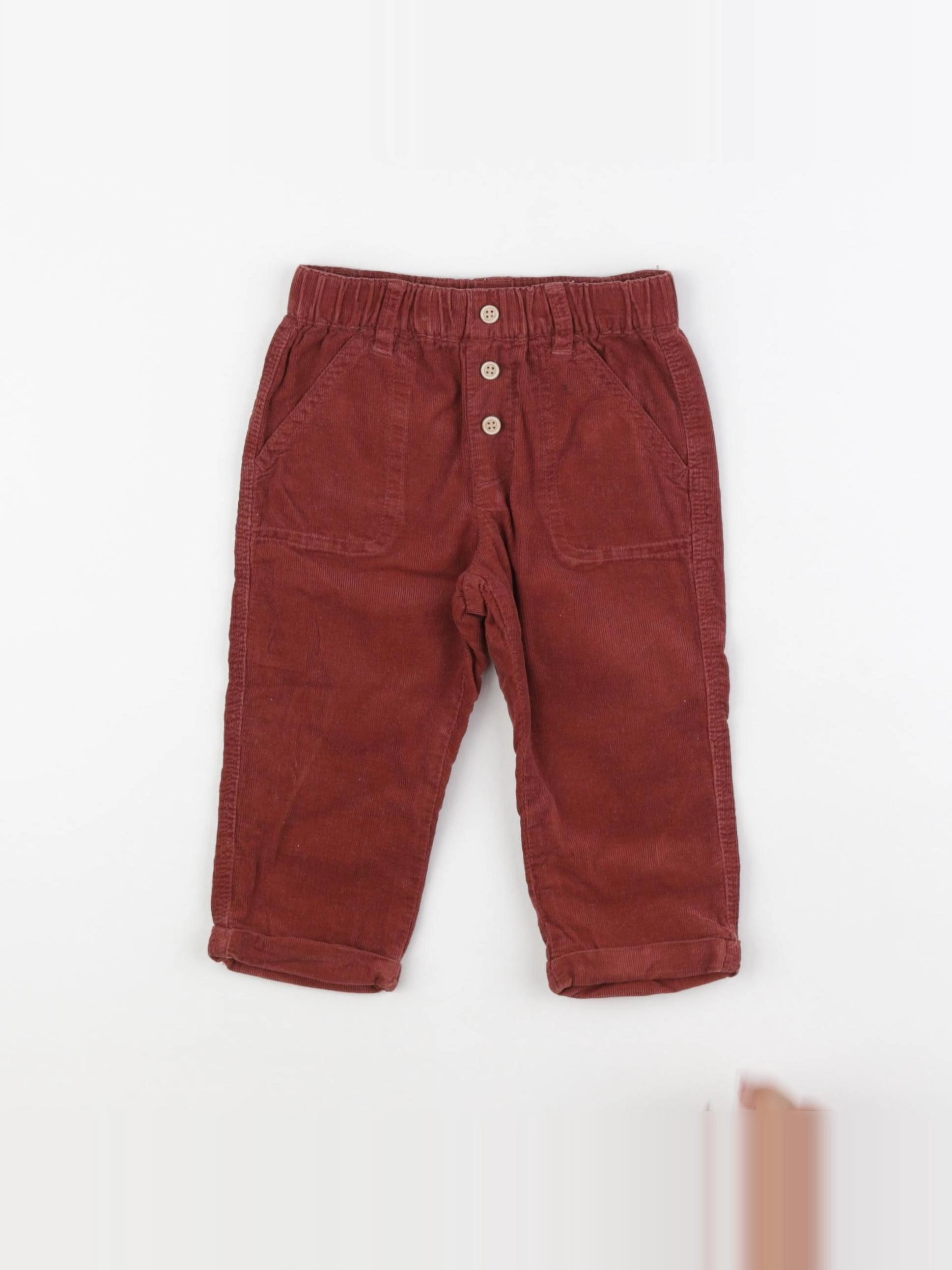 Boutchou - pantalon rouge - 9 mois