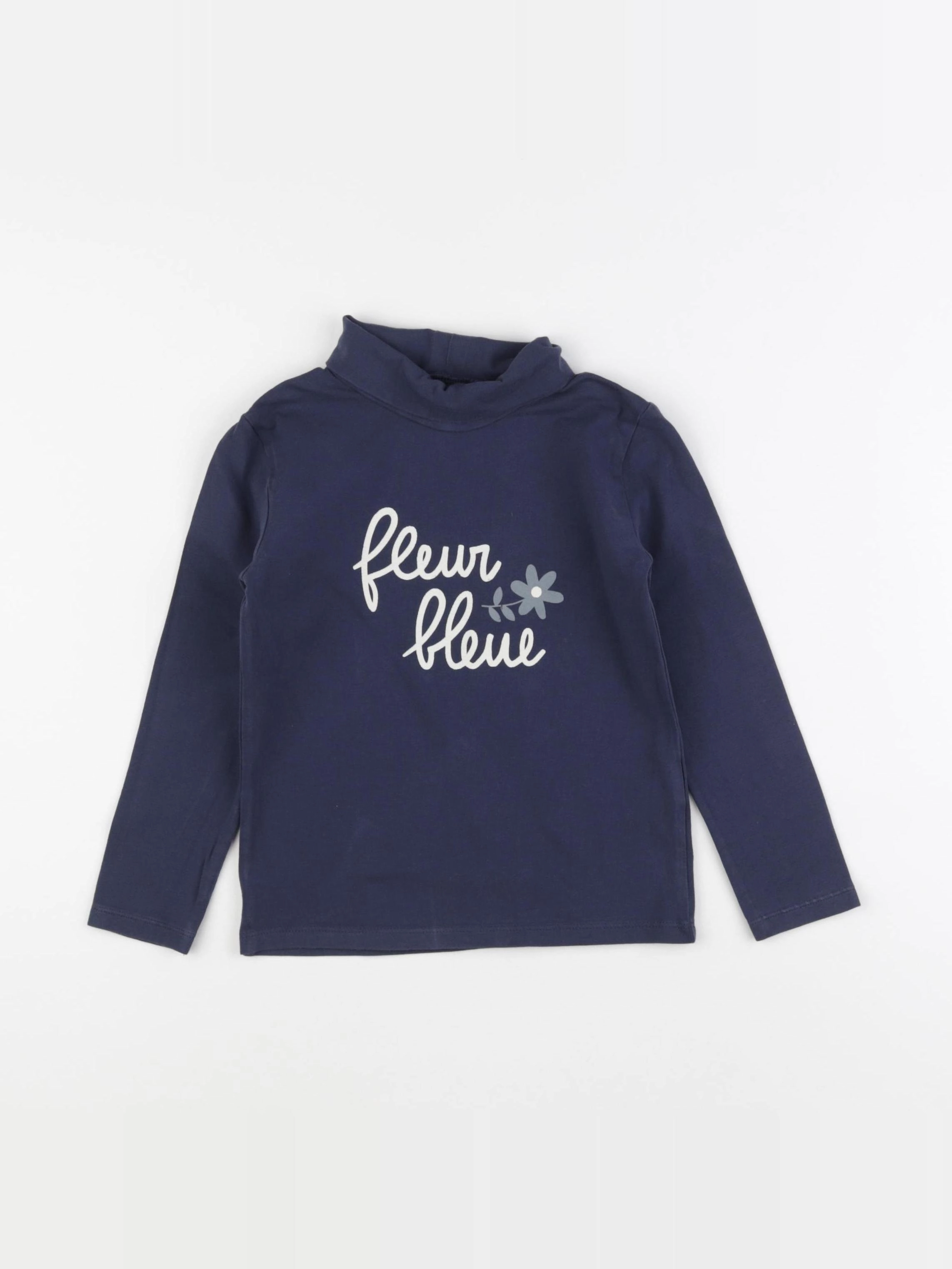 Vertbaudet - sous-pull bleu - 5 ans