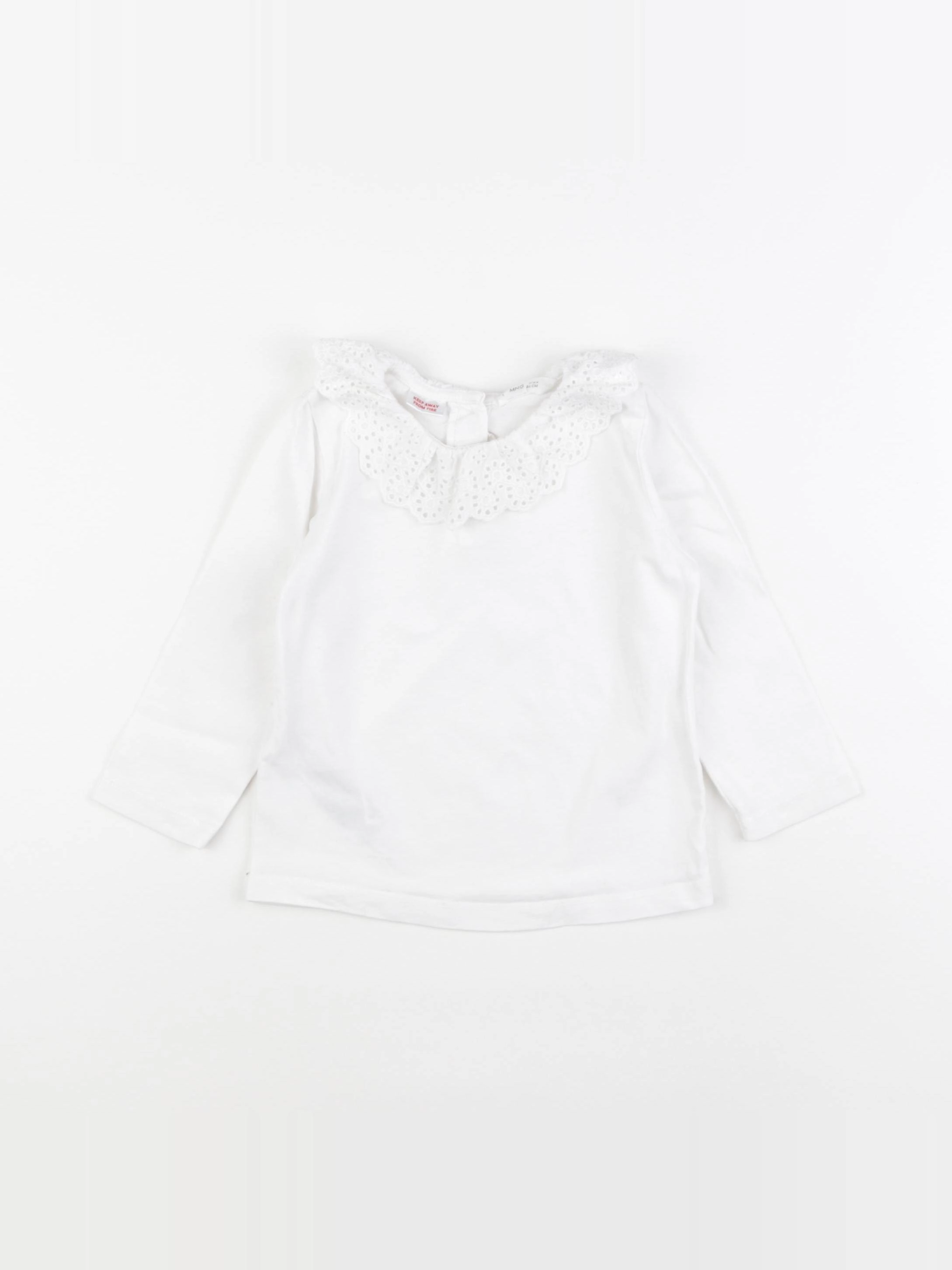 Mango - tee-shirt blanc - 12/18 mois