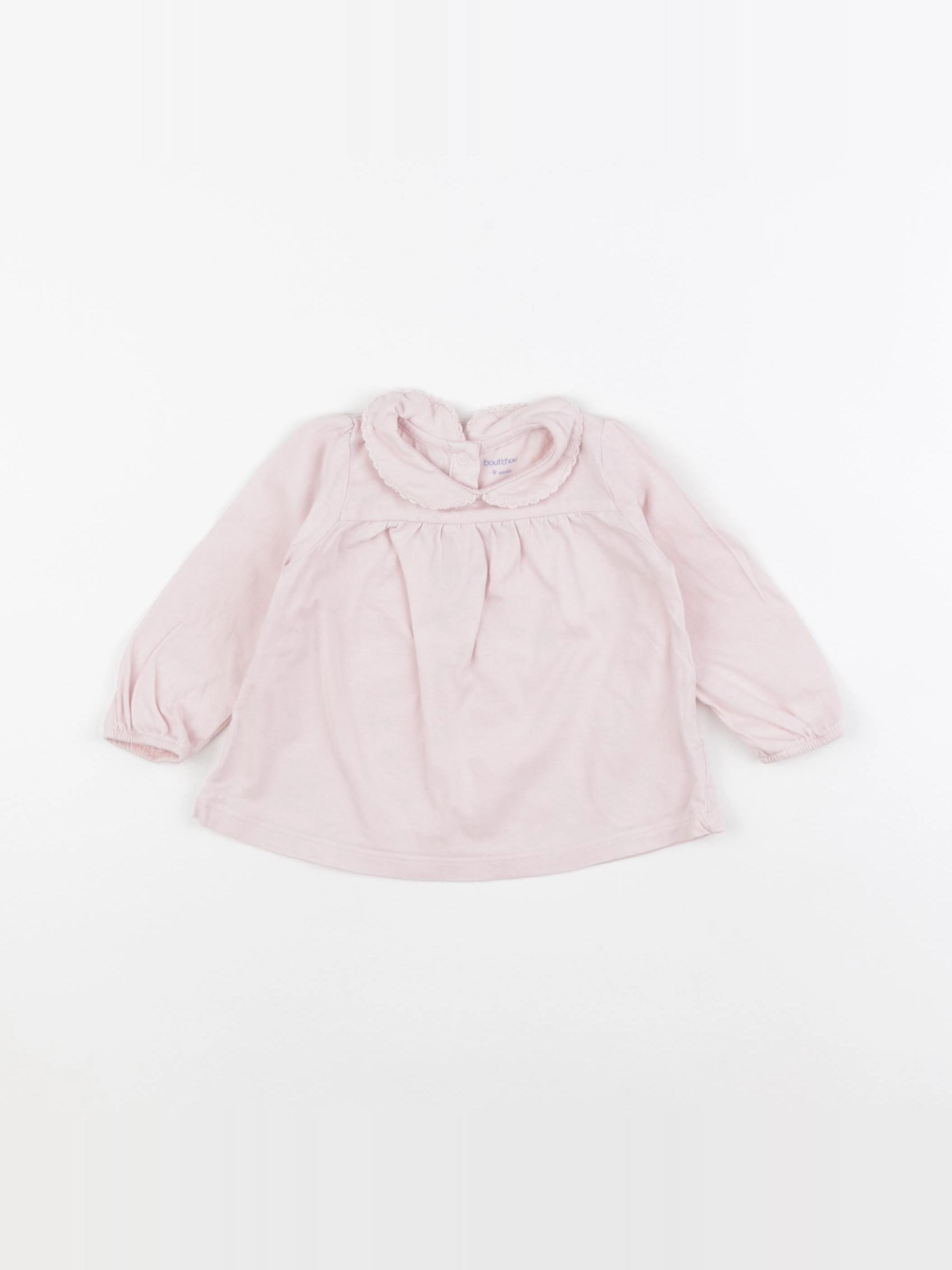 Boutchou - tee-shirt rose - 9 mois