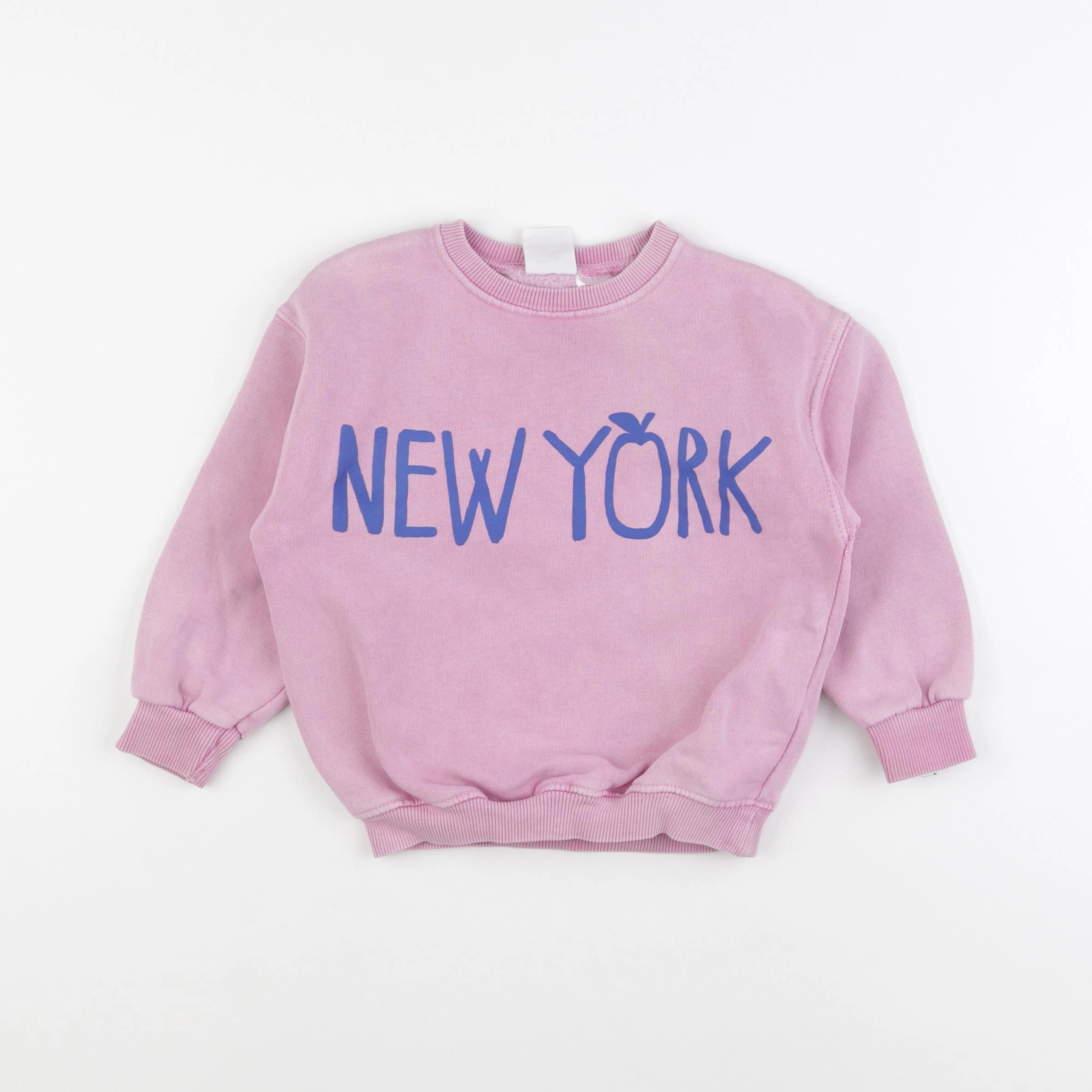 Zara - sweat rose - 18/24 mois