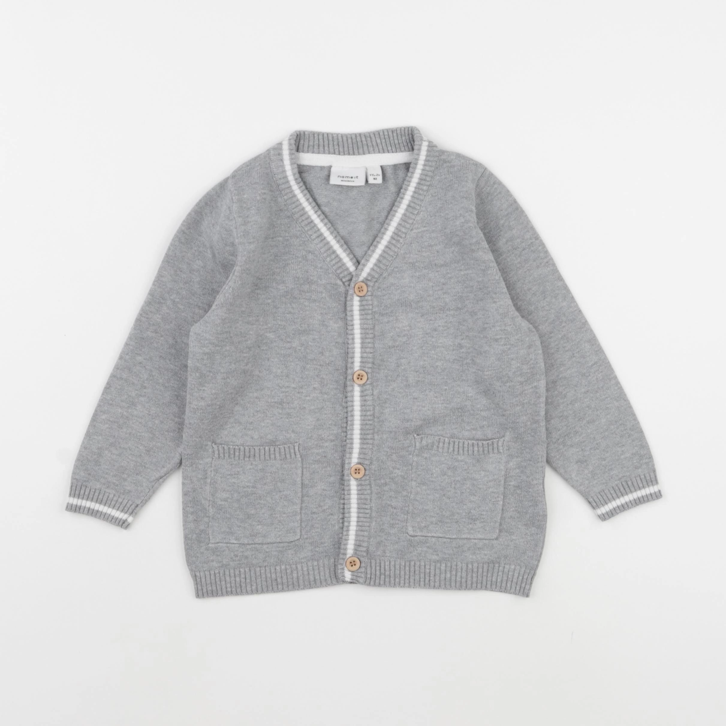 Name it - gilet gris - 18/24 mois