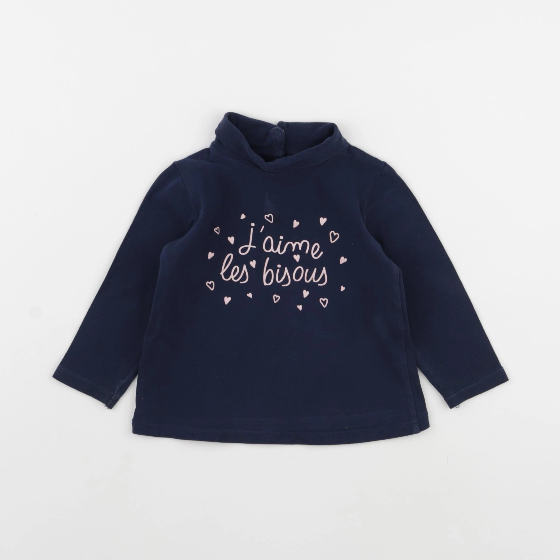 Tape à l'oeil - sous-pull bleu - 18 mois