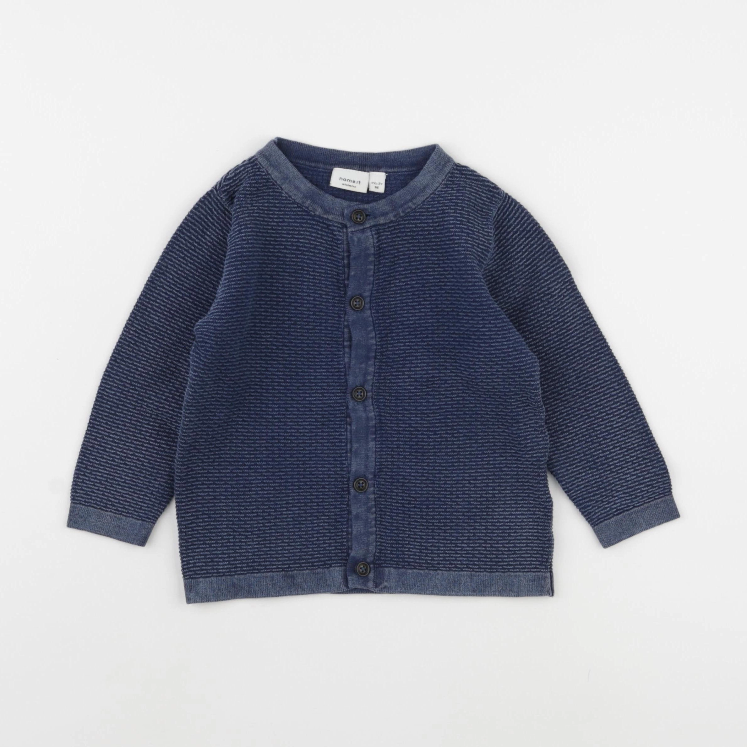 Name it - gilet bleu - 18/24 mois