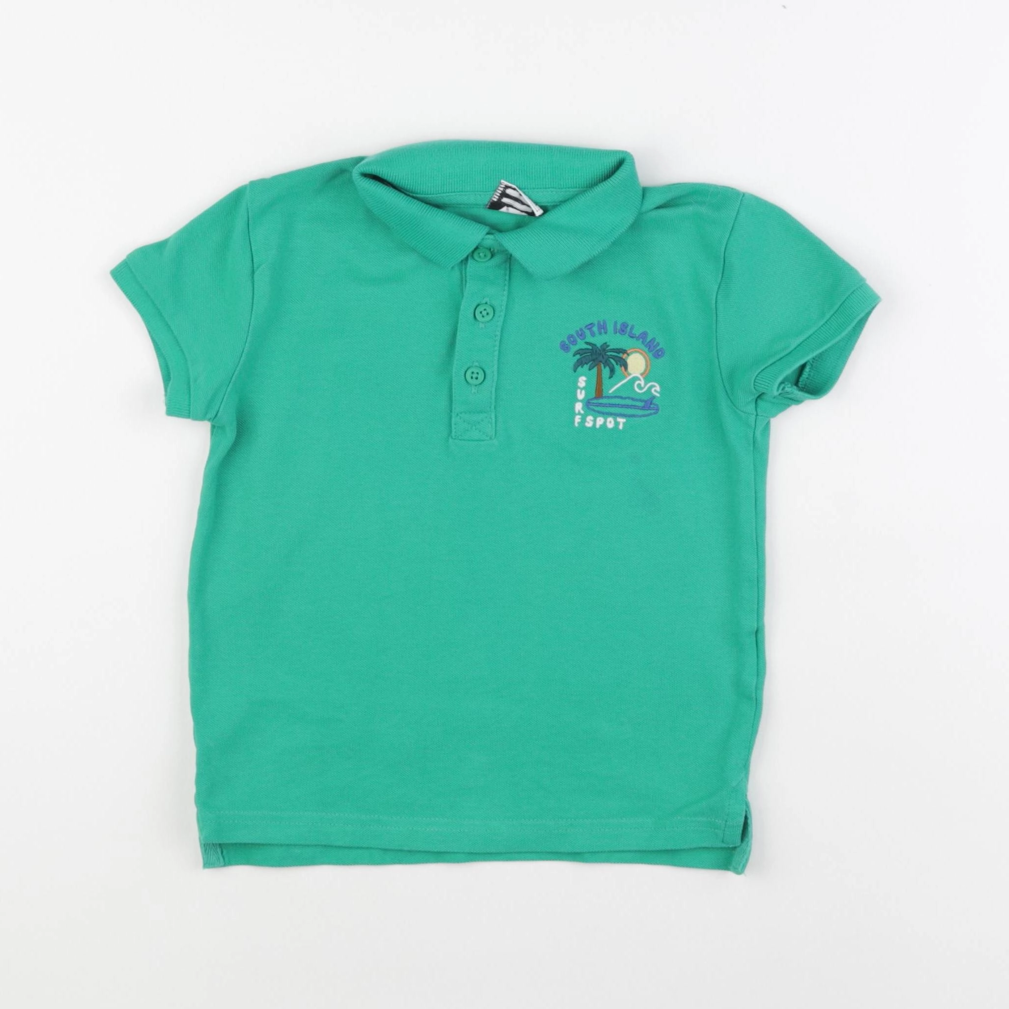 Tape à l'oeil - polo vert - 4 ans
