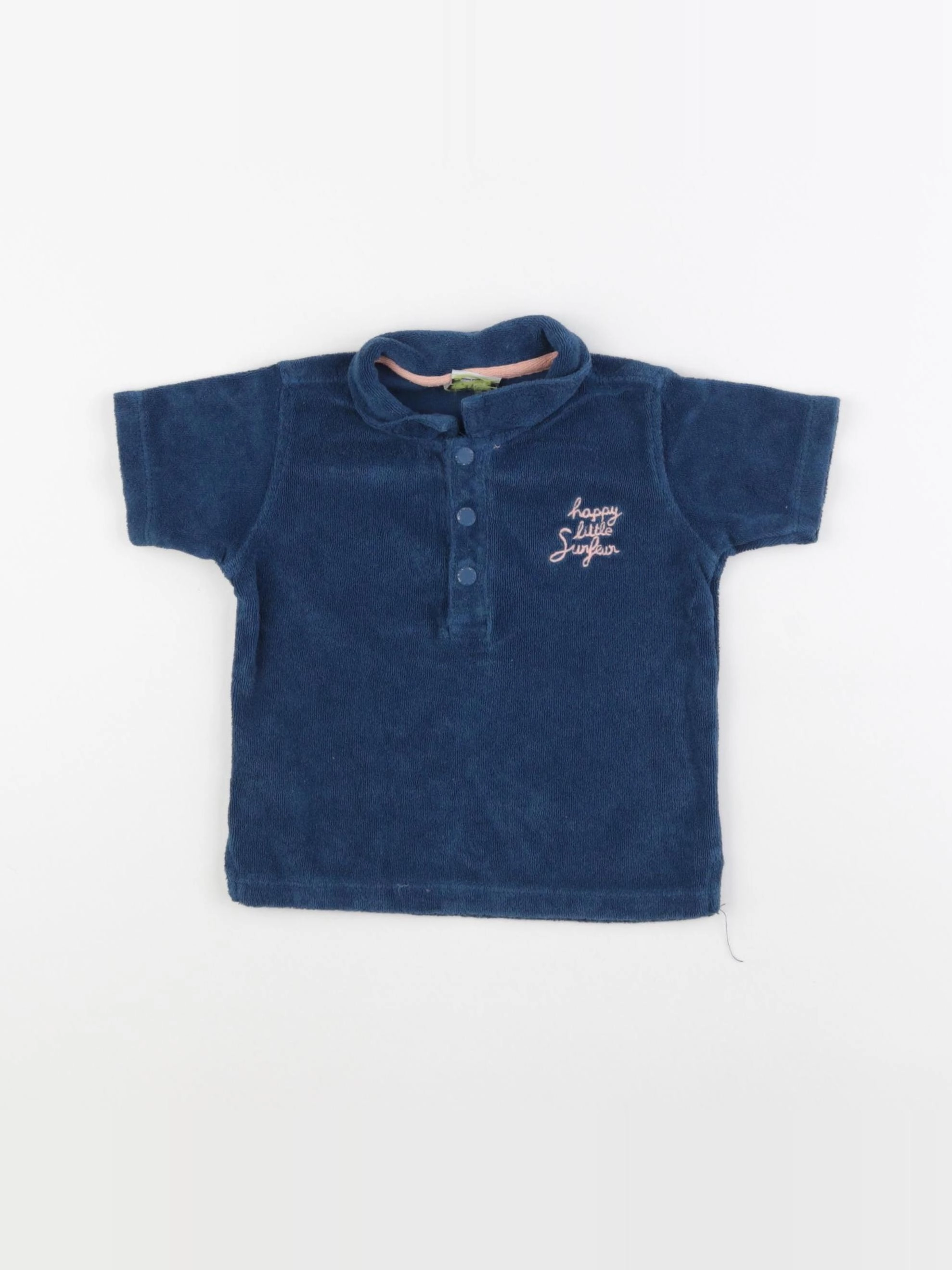 Tape à l'oeil - polo bleu - 18 mois
