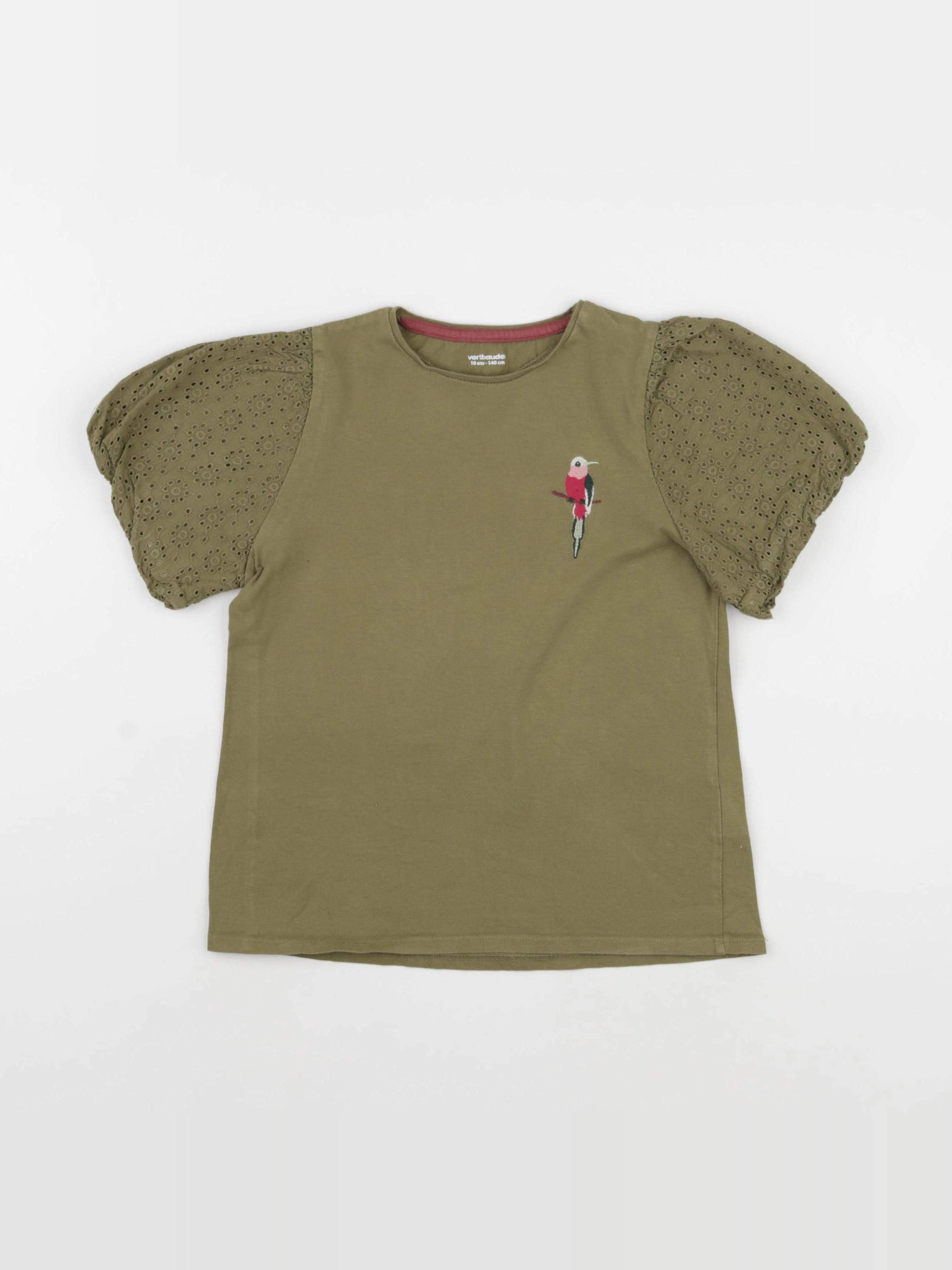 Vertbaudet - tee-shirt vert - 10 ans