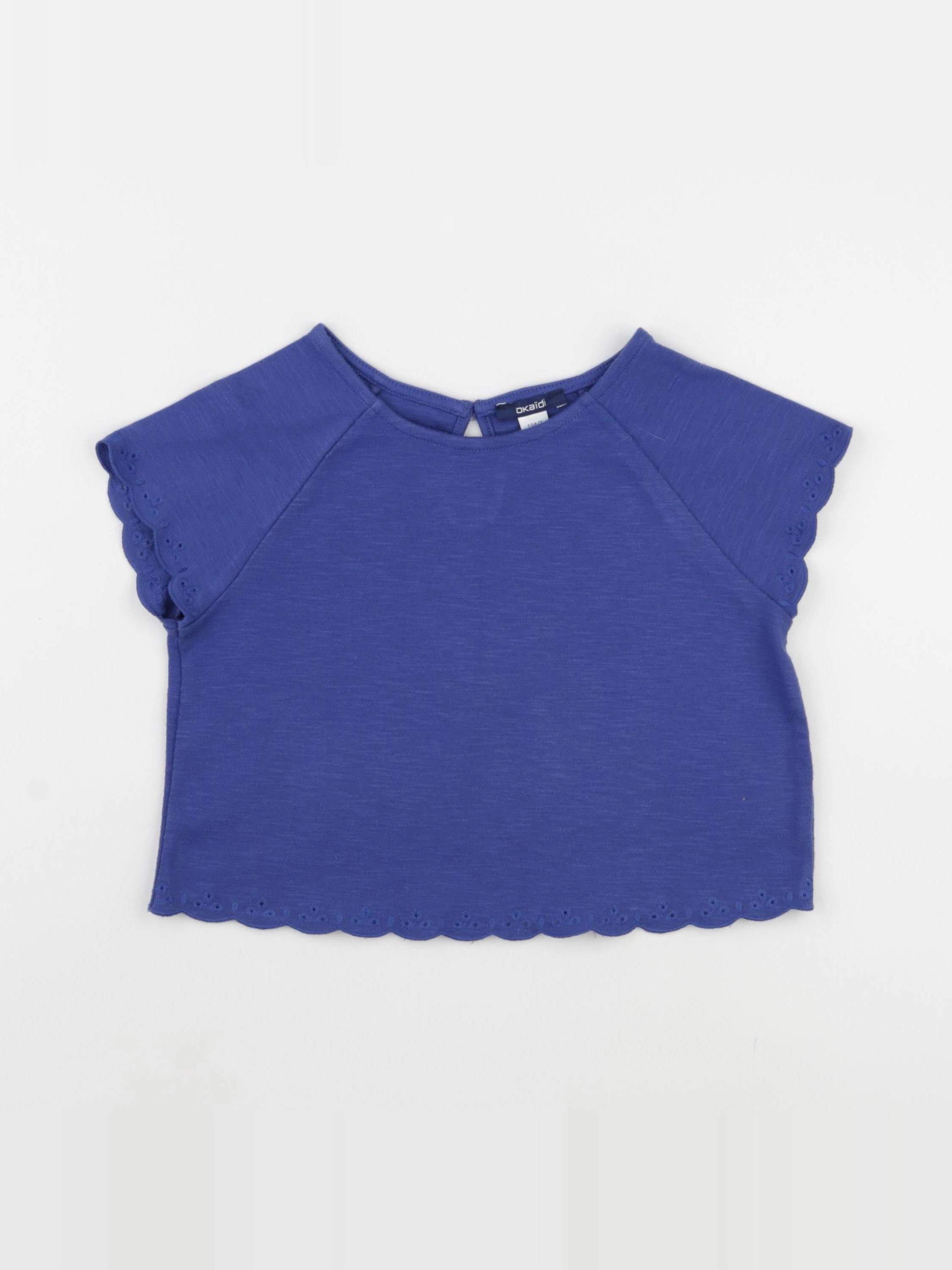 Okaidi - tee-shirt bleu - 10 ans