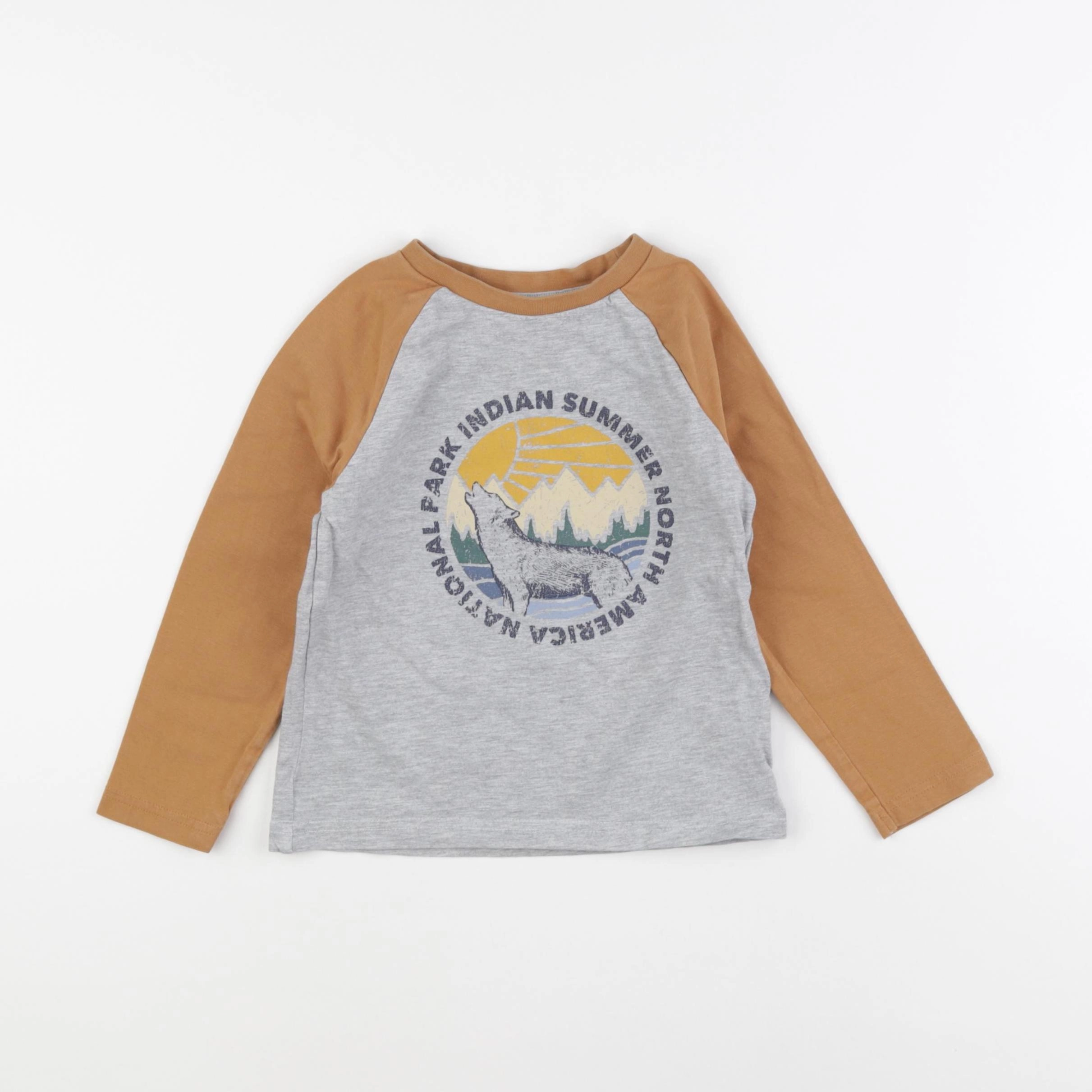 Vertbaudet - tee-shirt multicolore - 4 ans