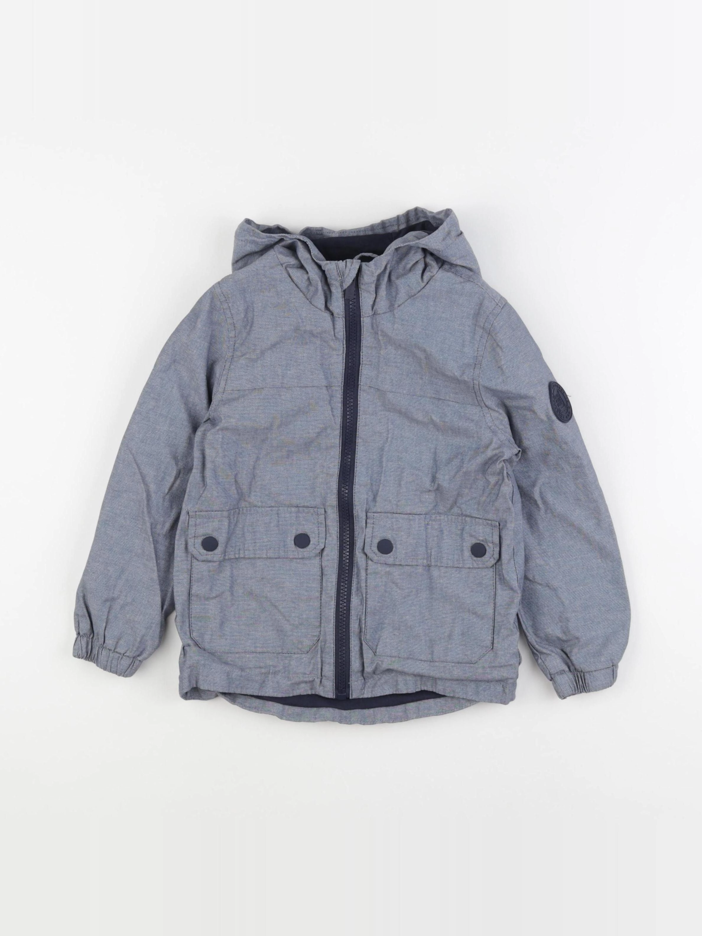 Vertbaudet - coupe-vent bleu - 4 ans