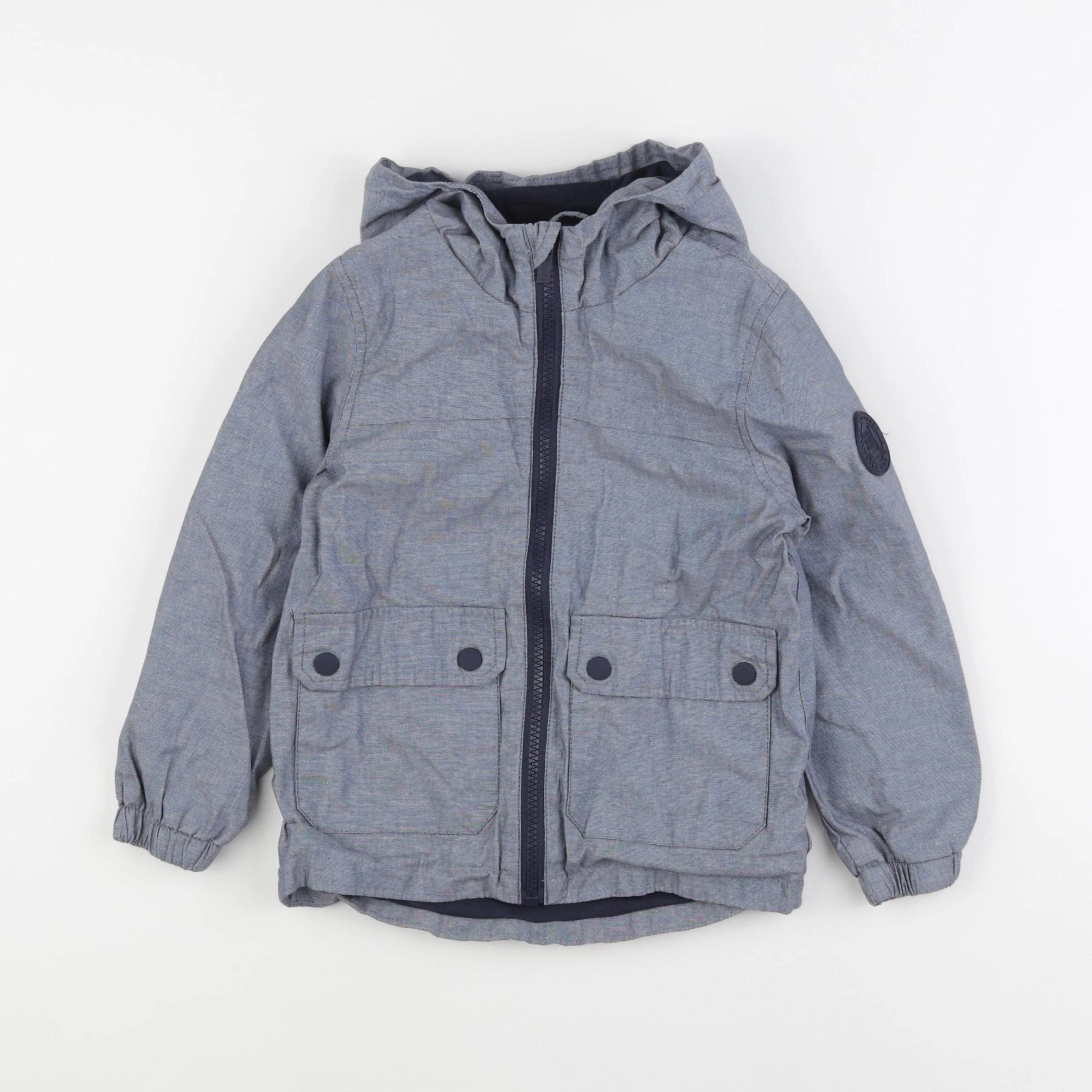 Vertbaudet - coupe-vent bleu - 4 ans