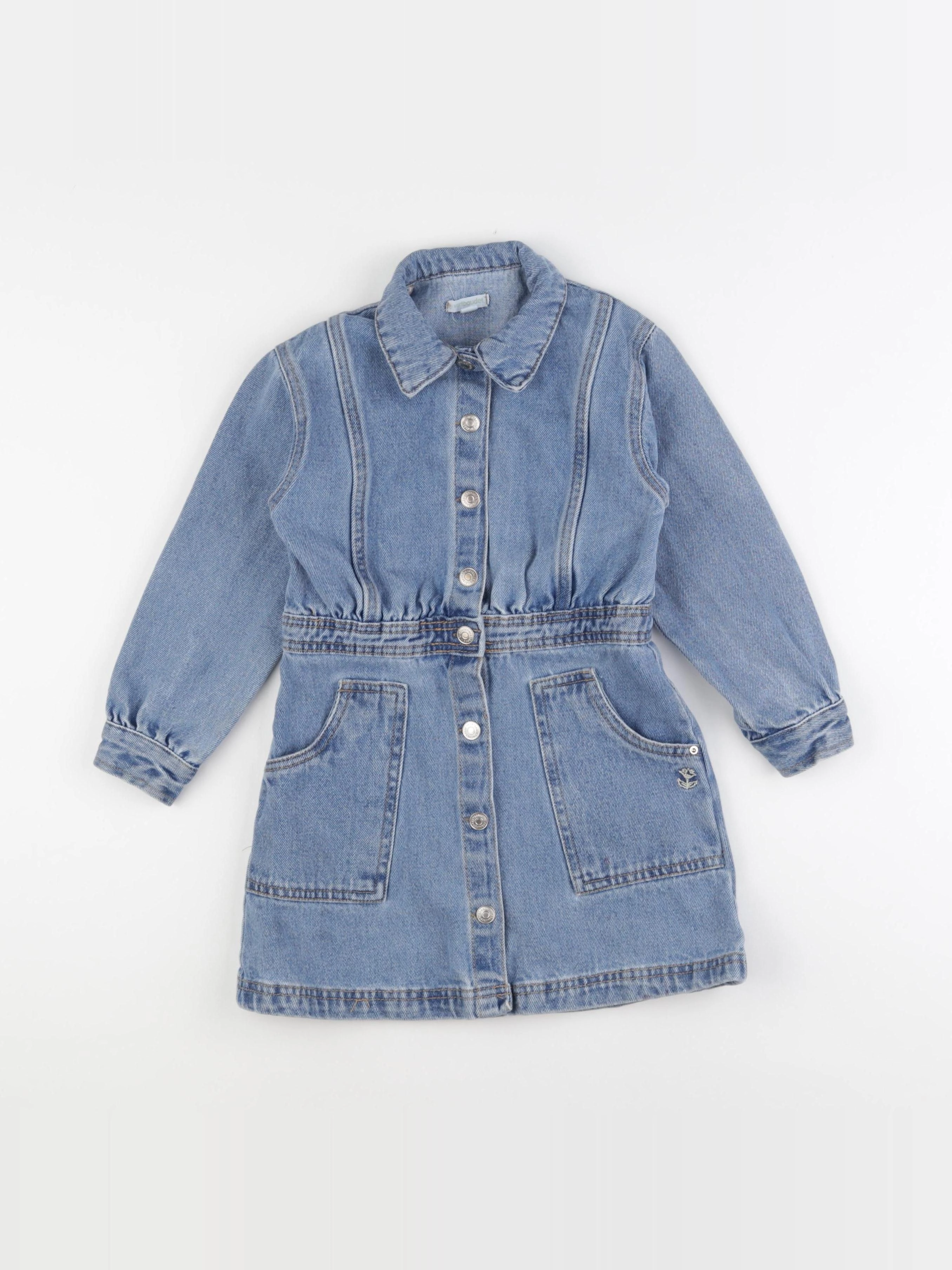 Vertbaudet - robe bleu - 7 ans