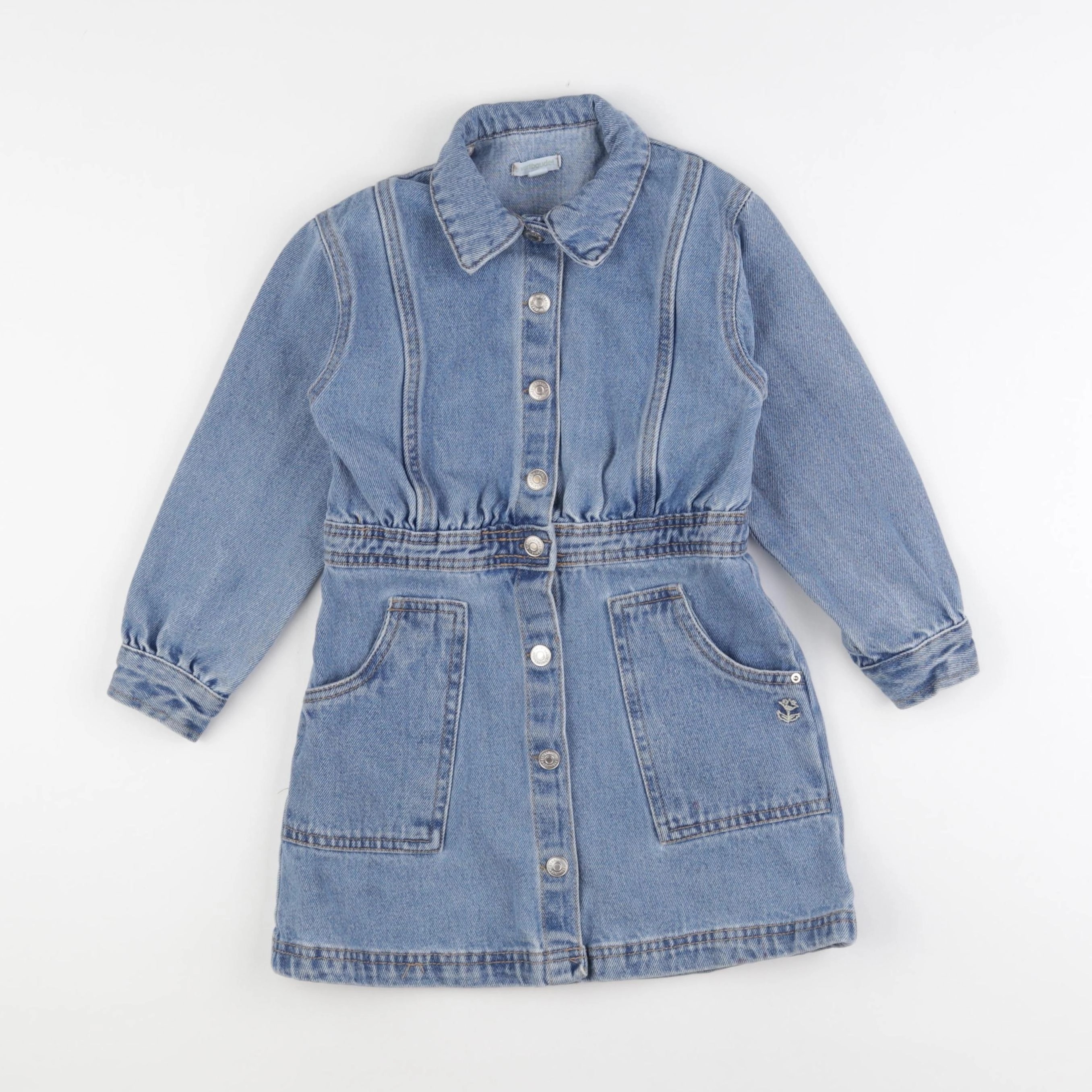 Vertbaudet - robe bleu - 7 ans