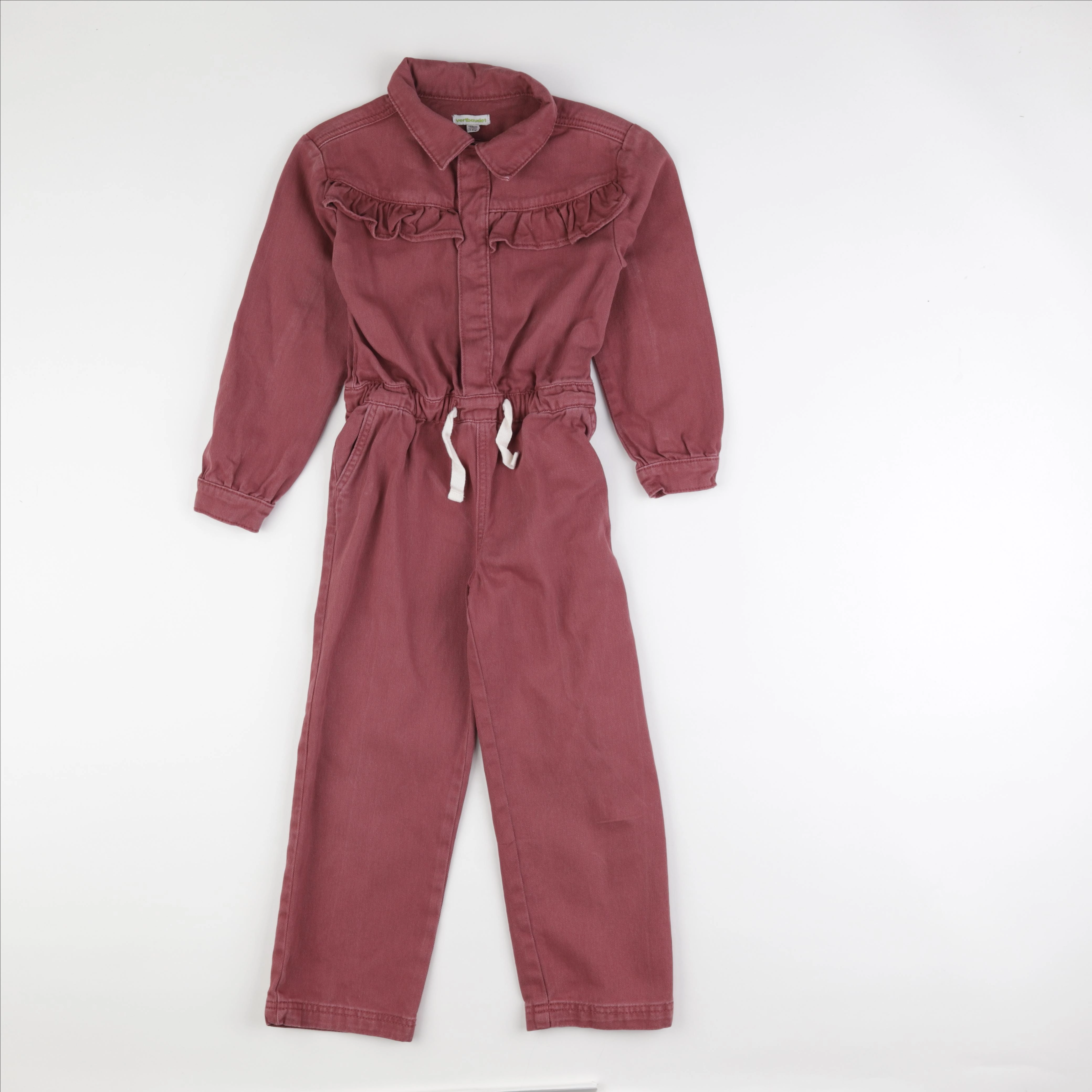 Vertbaudet - combinaison rouge - 7 ans