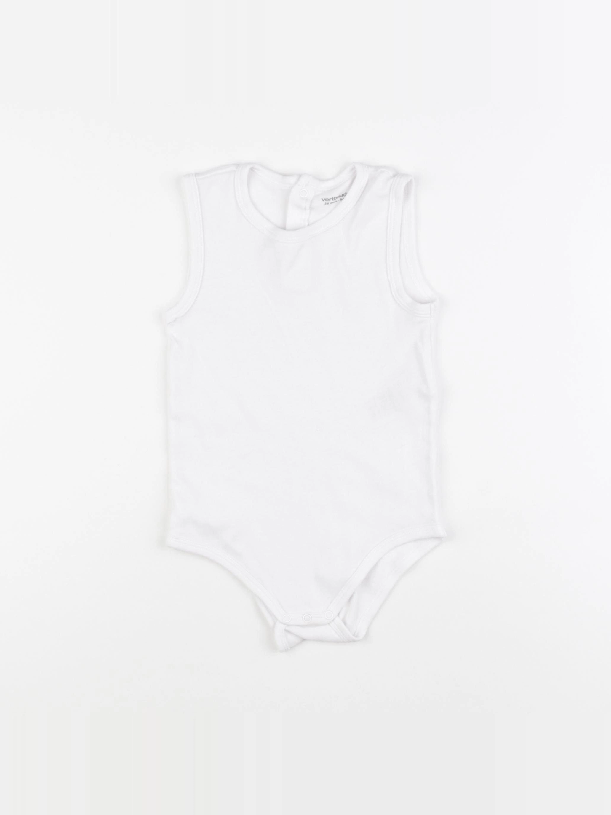 Vertbaudet - body blanc - 36 mois