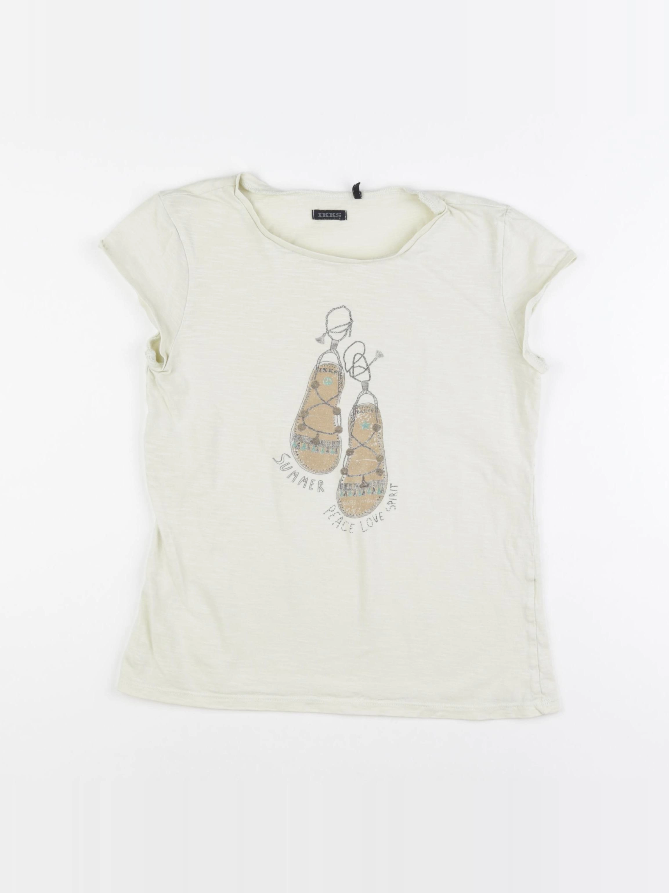 IKKS - tee-shirt jaune - 12 ans