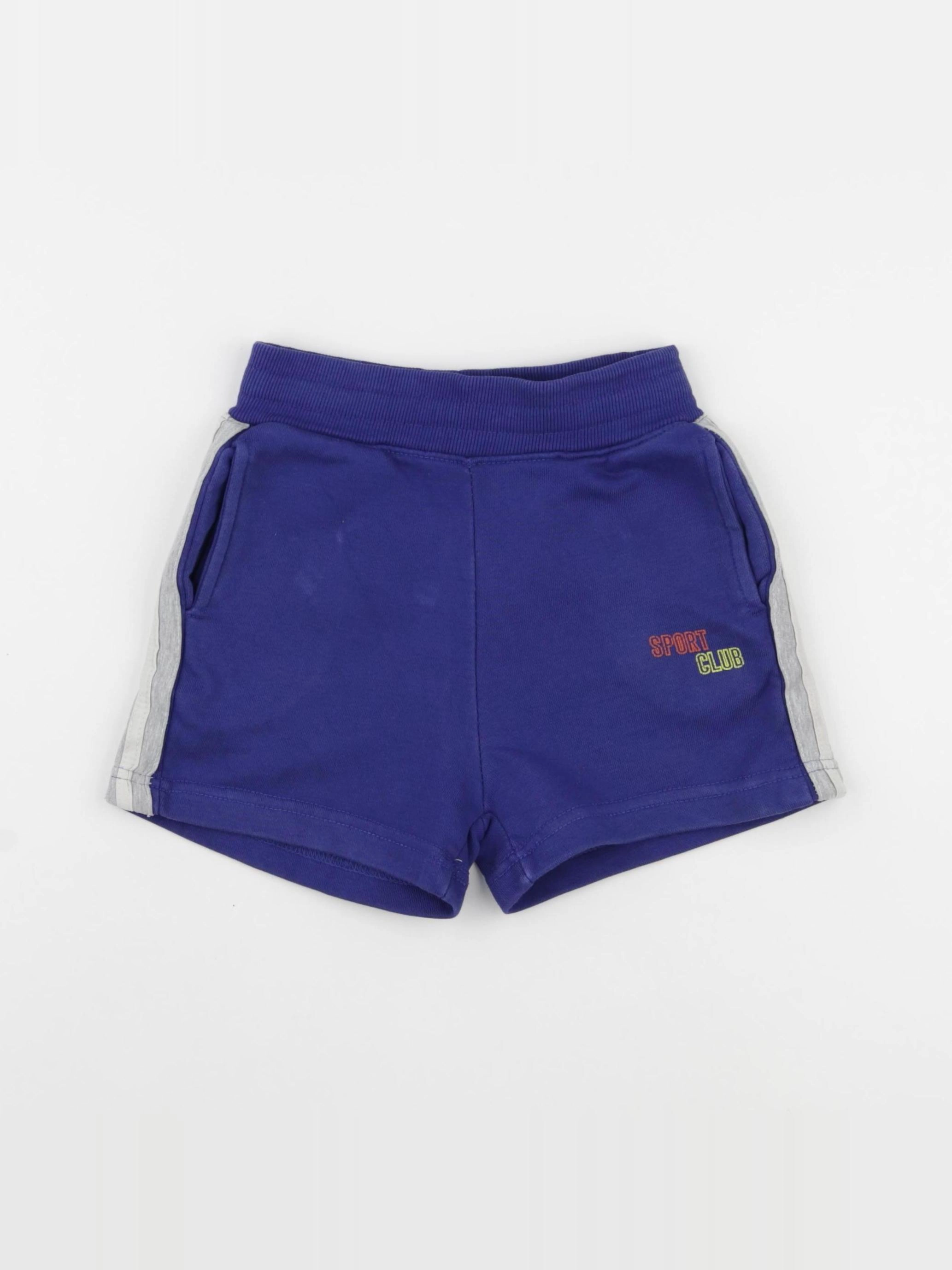 Monoprix - short bleu - 5 ans