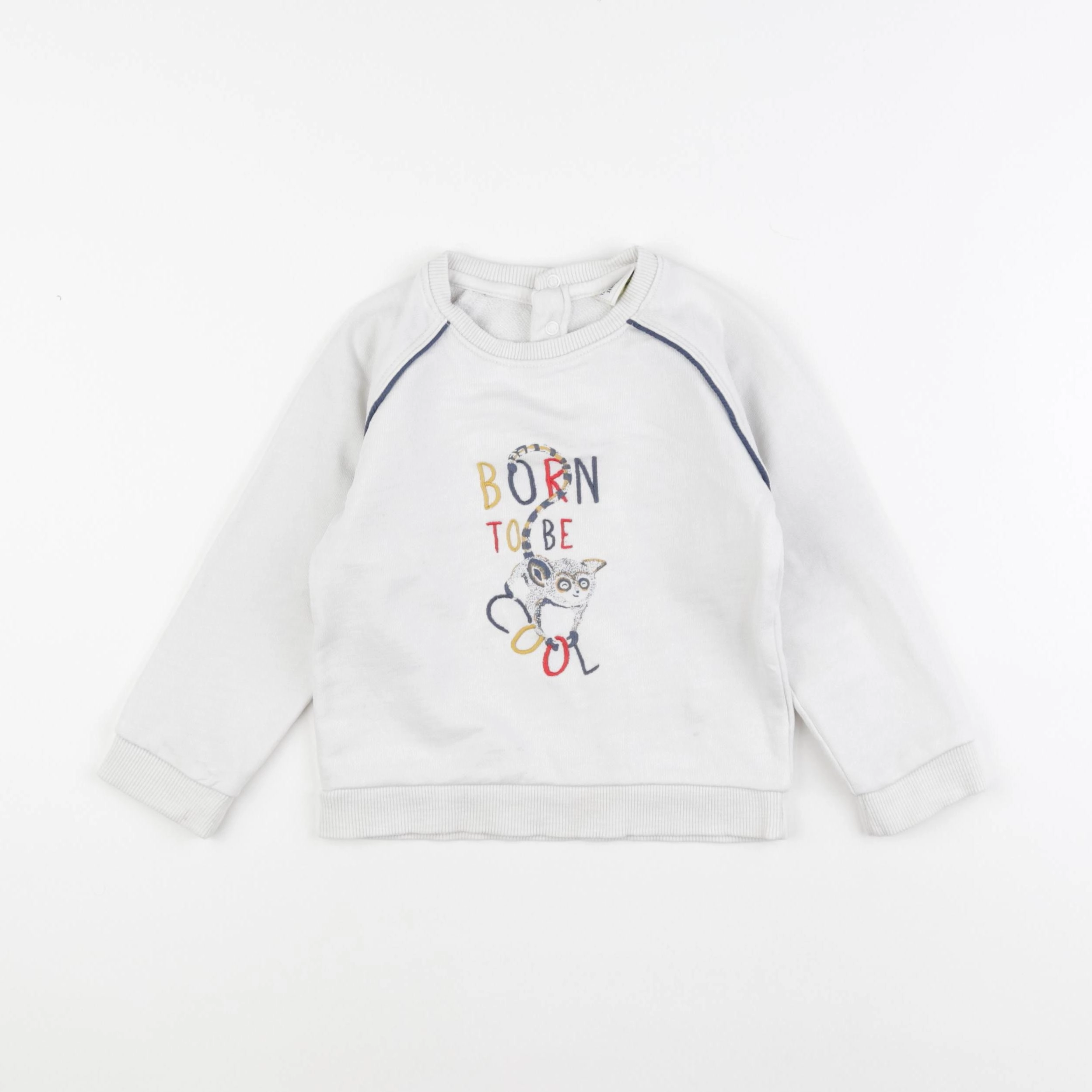 Tape à l'oeil - sweat blanc - 36 mois