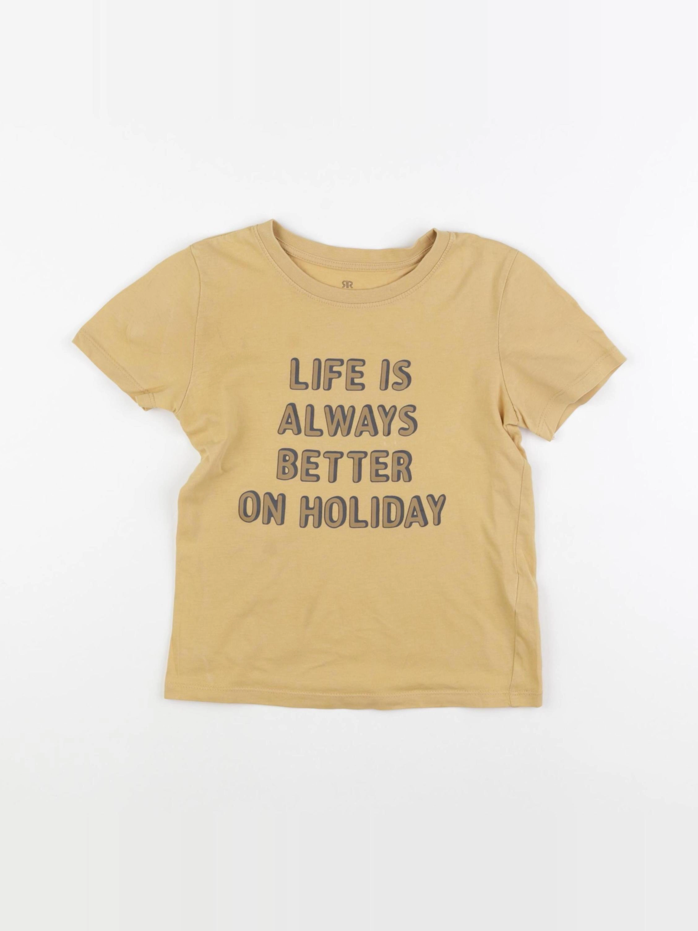 La Redoute - tee-shirt jaune - 6 ans