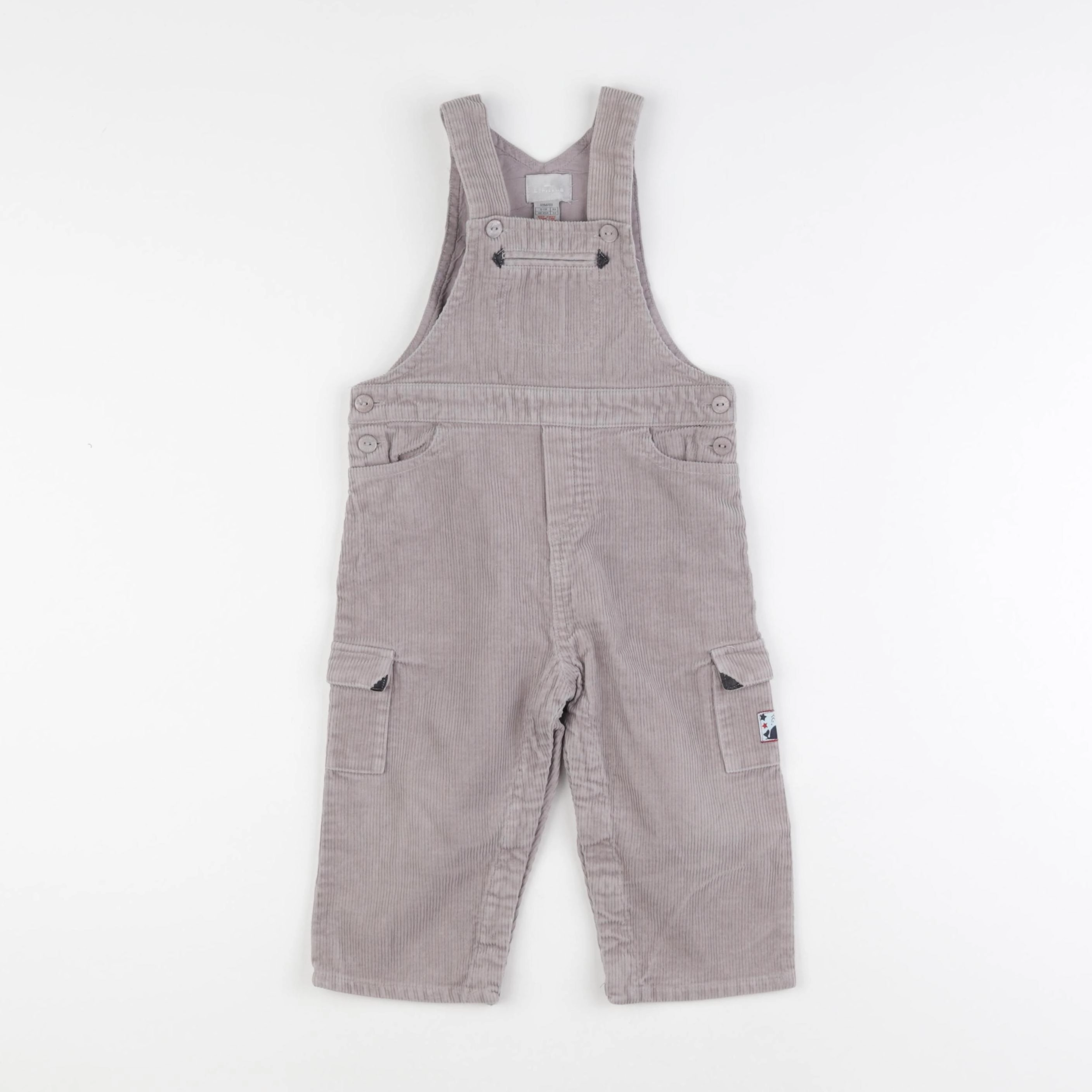 Cyrillus - salopette gris - 18 mois