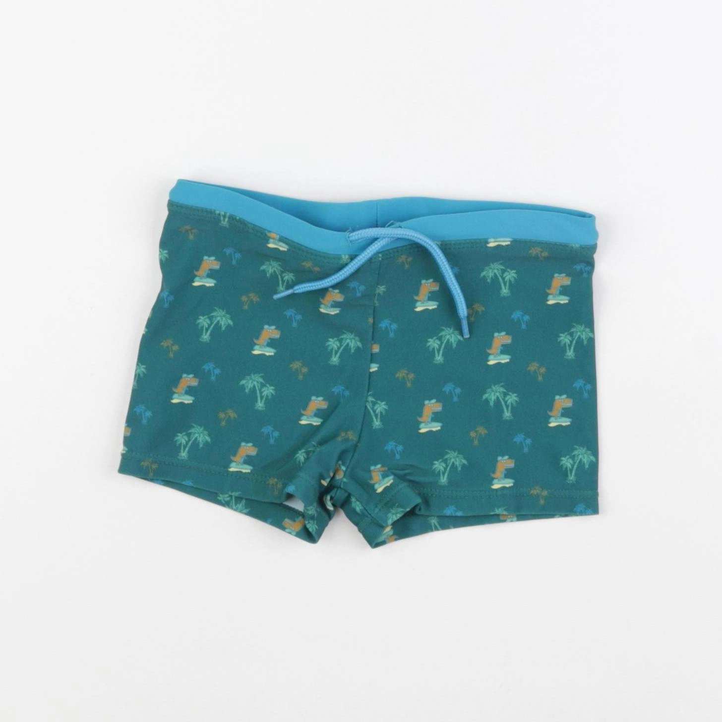 Vertbaudet - maillot de bain vert - 4 ans