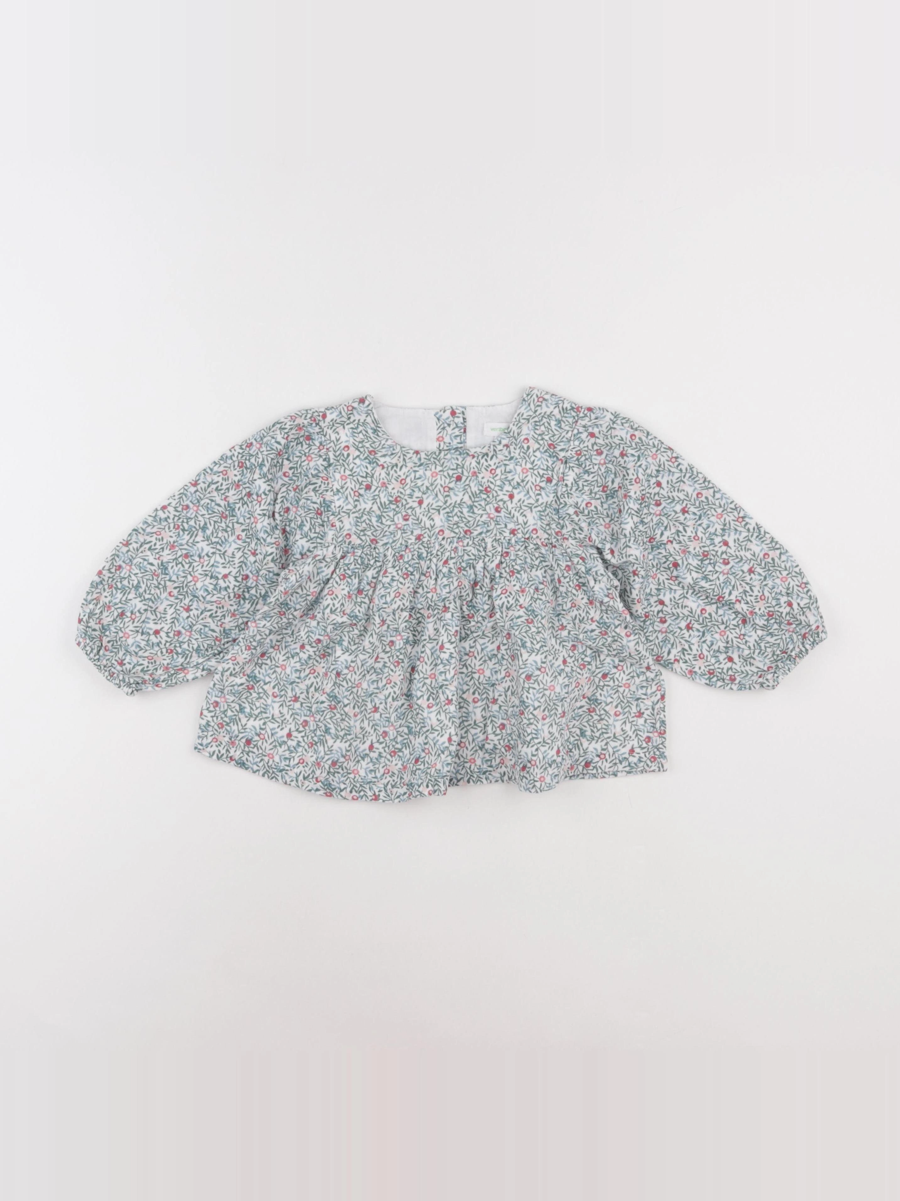 Vertbaudet - blouse multicolore - 18 mois