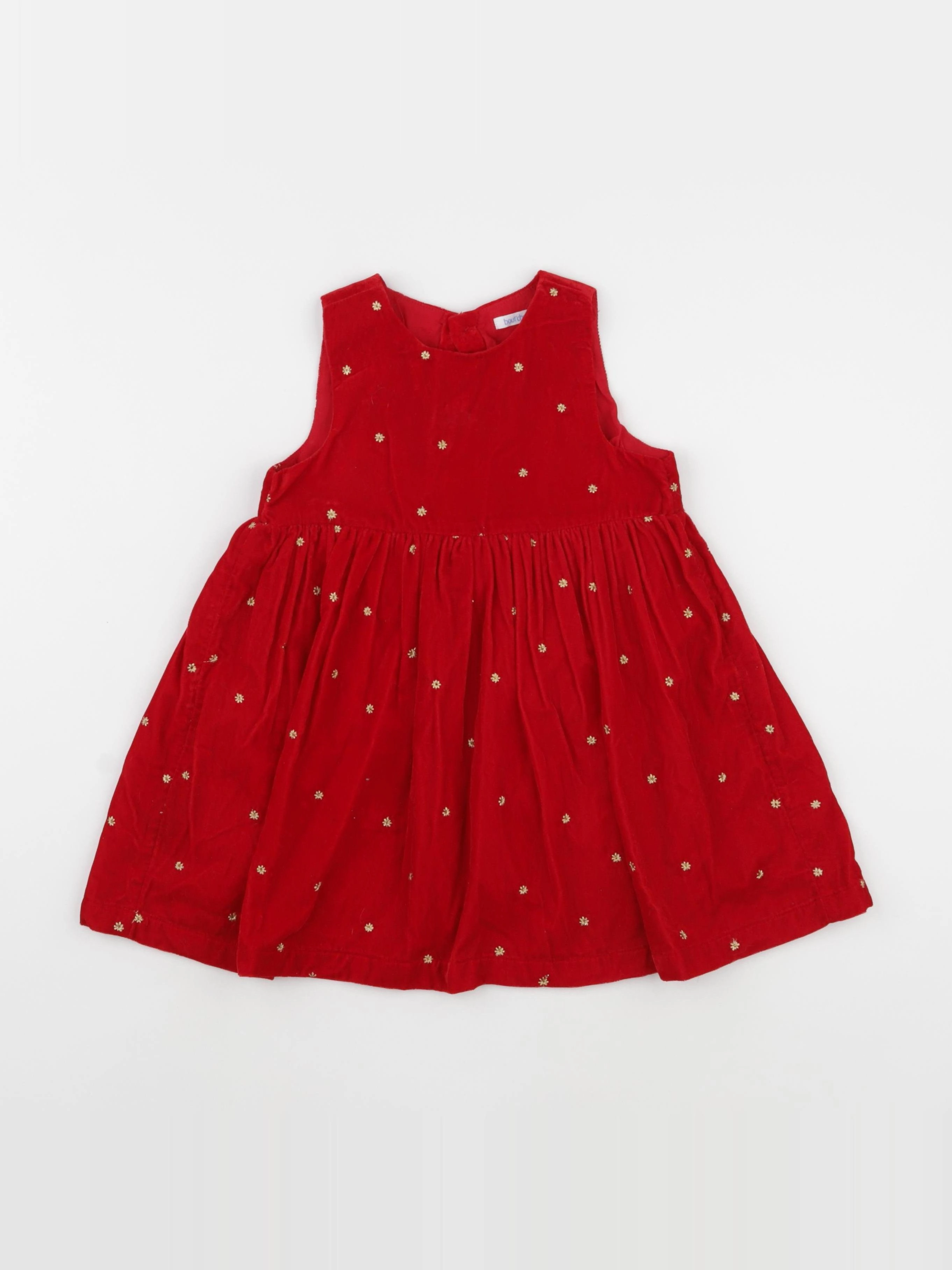 Boutchou - robe rouge - 24 mois