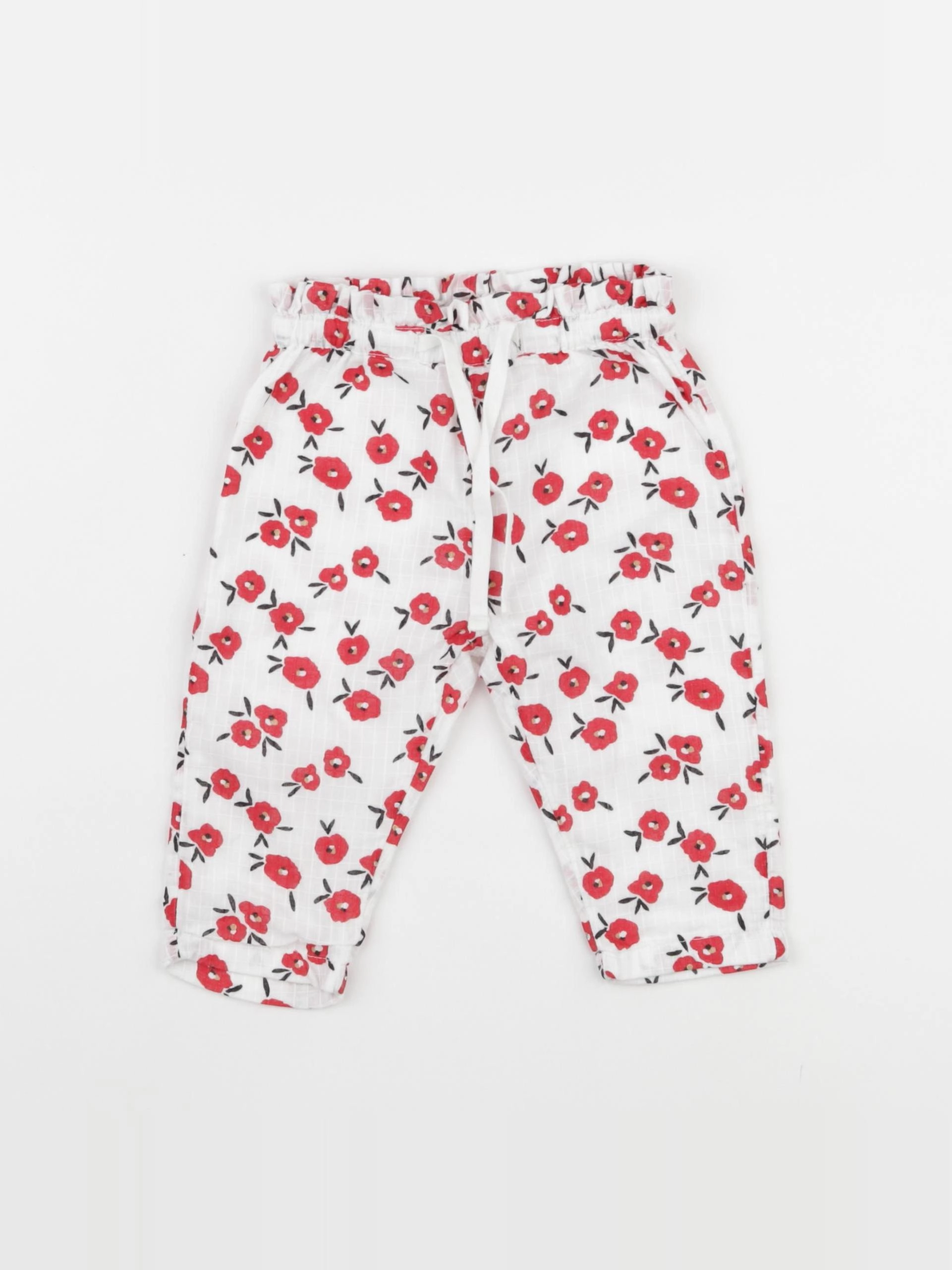 Boutchou - pantalon blanc - 6 mois