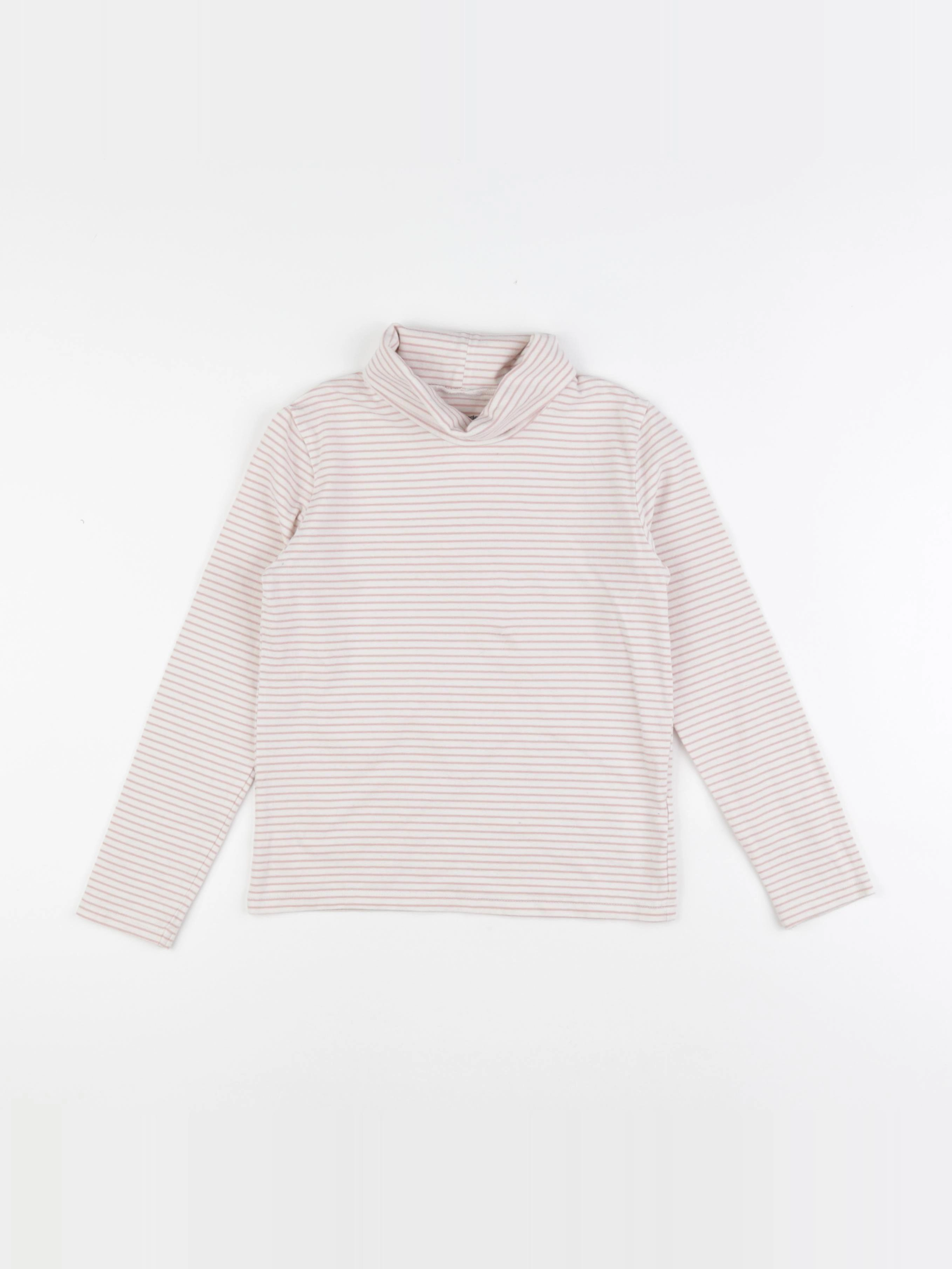 Vertbaudet - sous-pull rose - 8 ans