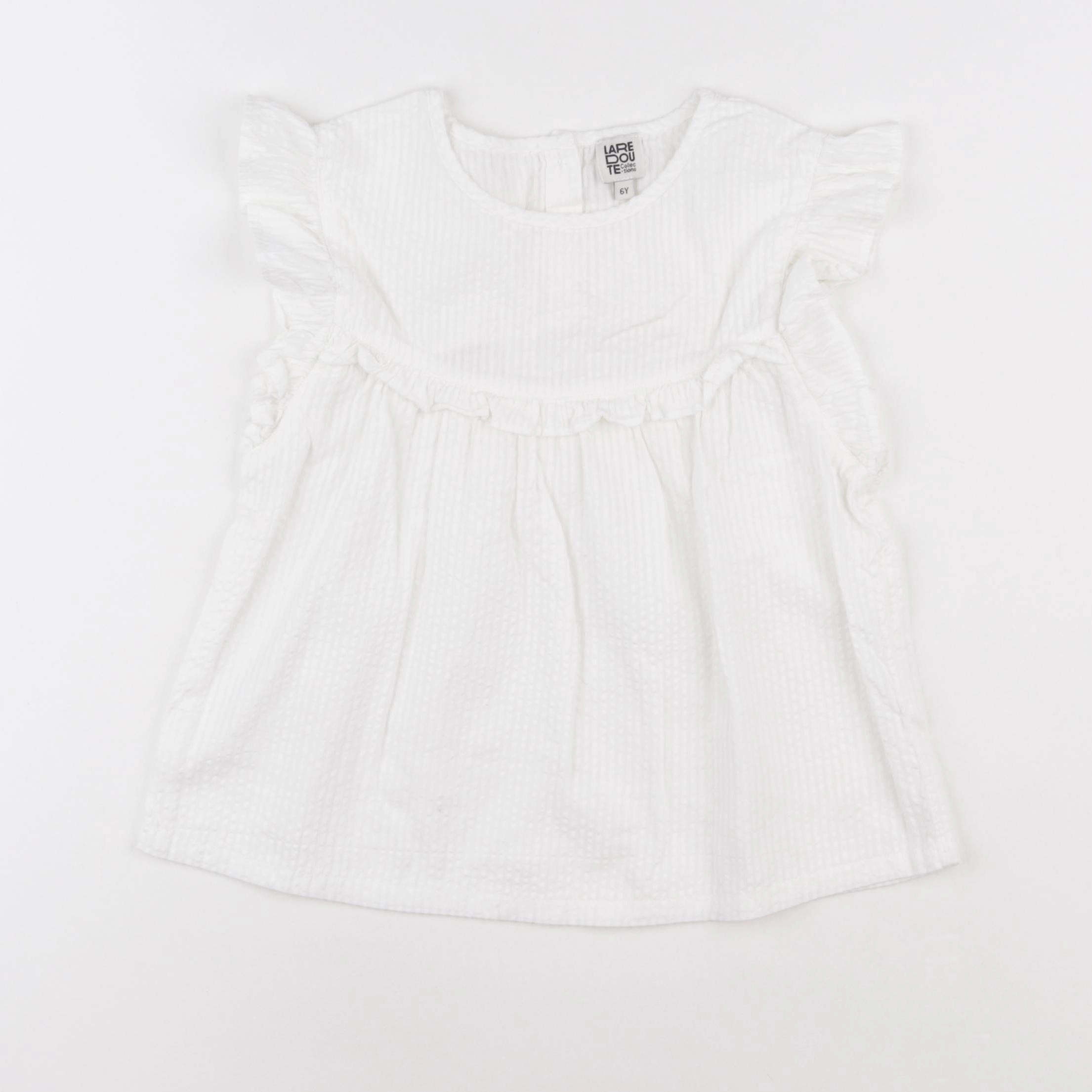 La Redoute - blouse blanc - 6 ans
