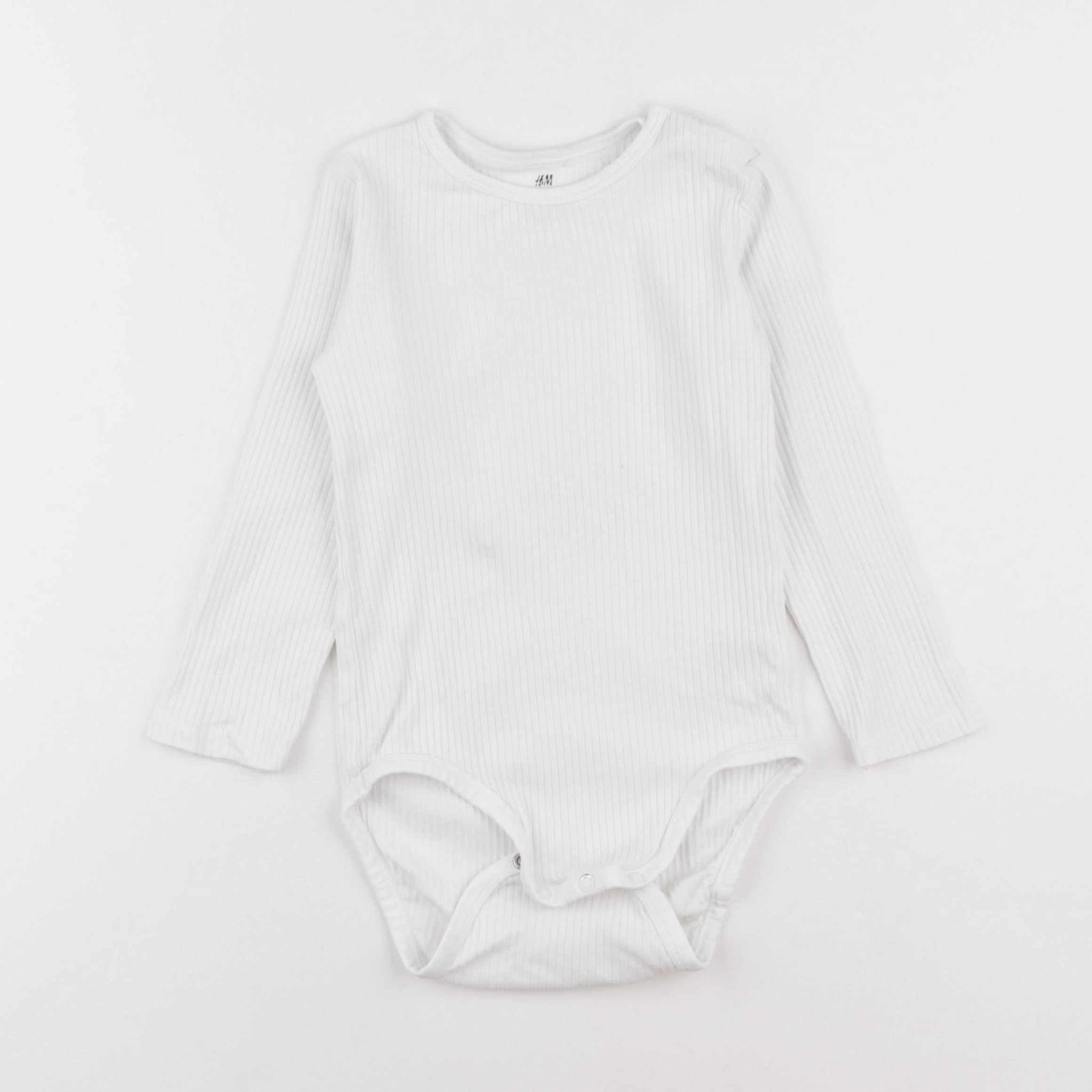 H&M - body blanc - 2/4 ans