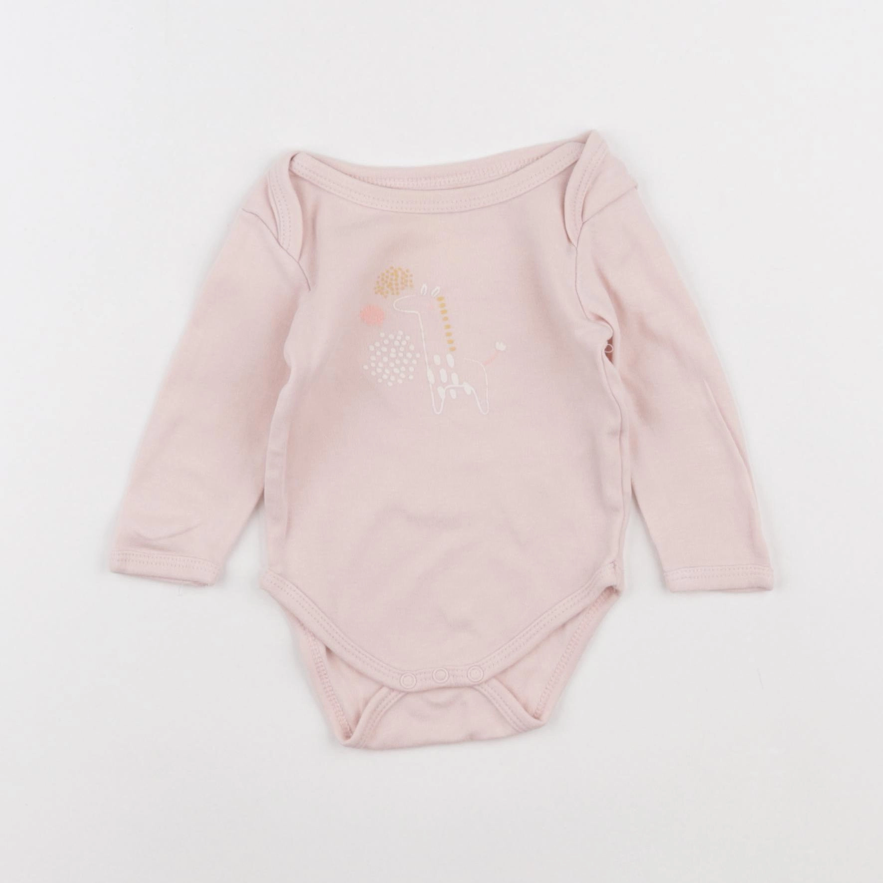 Vertbaudet - body rose - 3 mois
