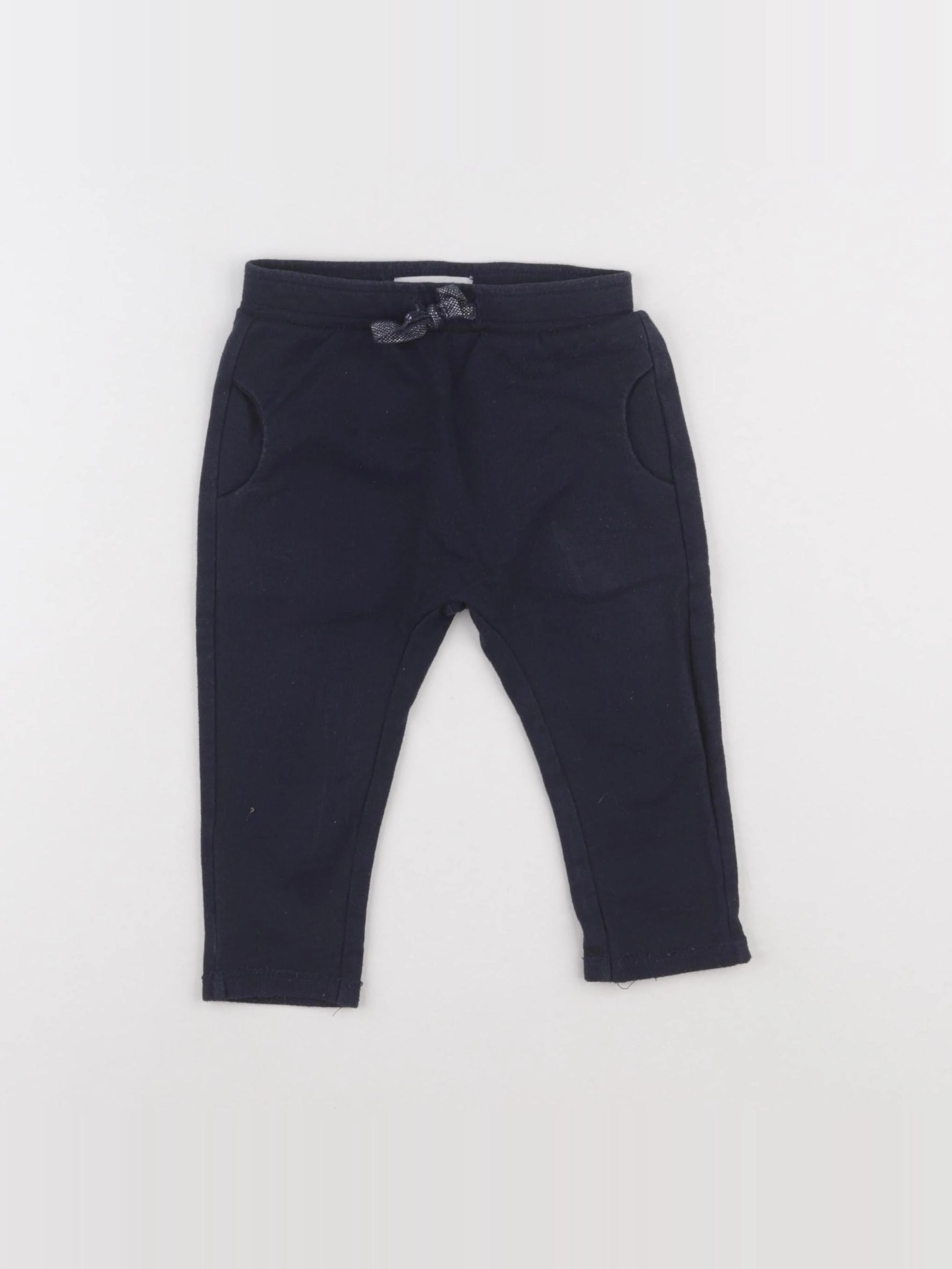 Vertbaudet - pantalon bleu - 9 mois