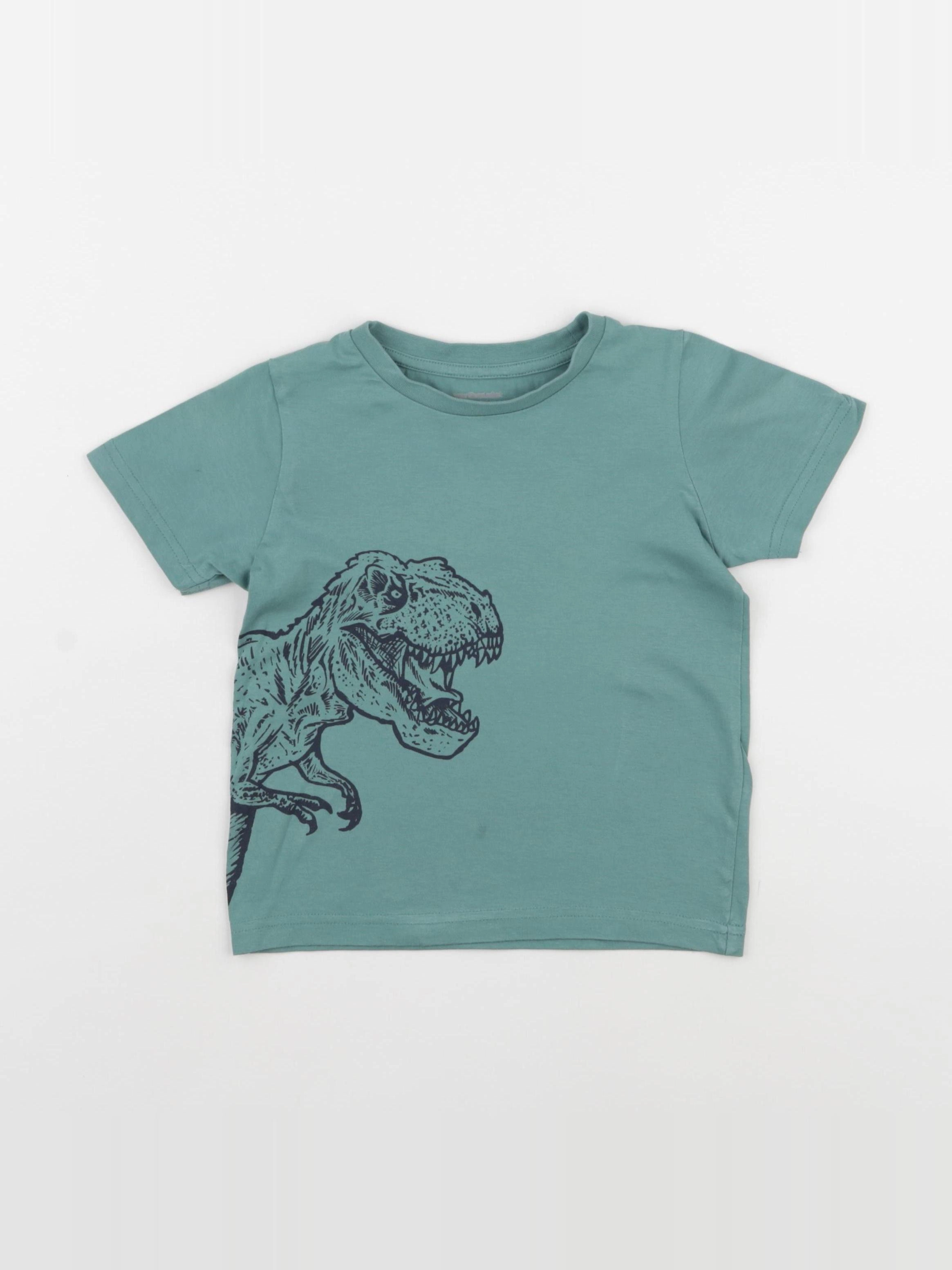 Vertbaudet - tee-shirt vert - 4 ans