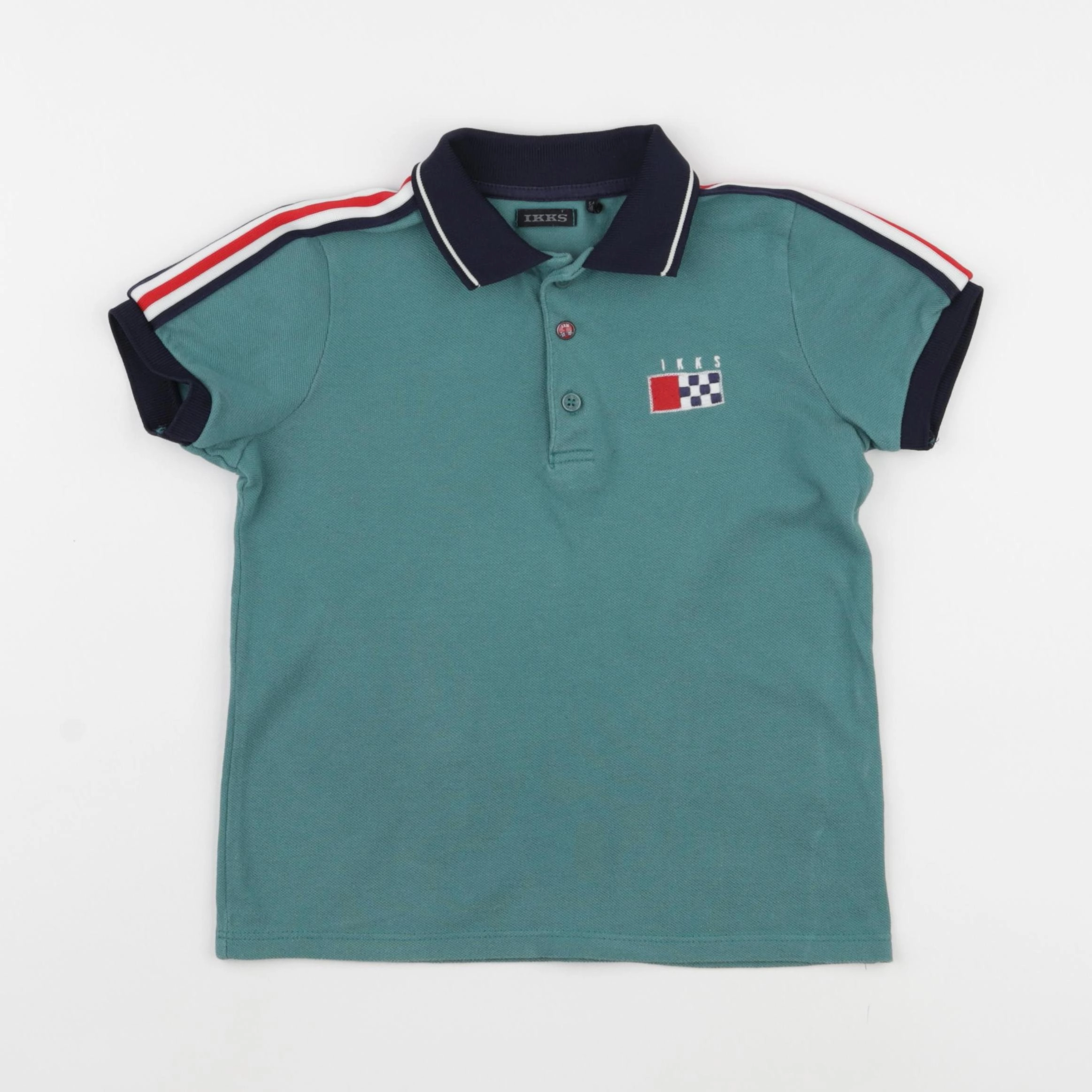 IKKS - polo vert - 5 ans