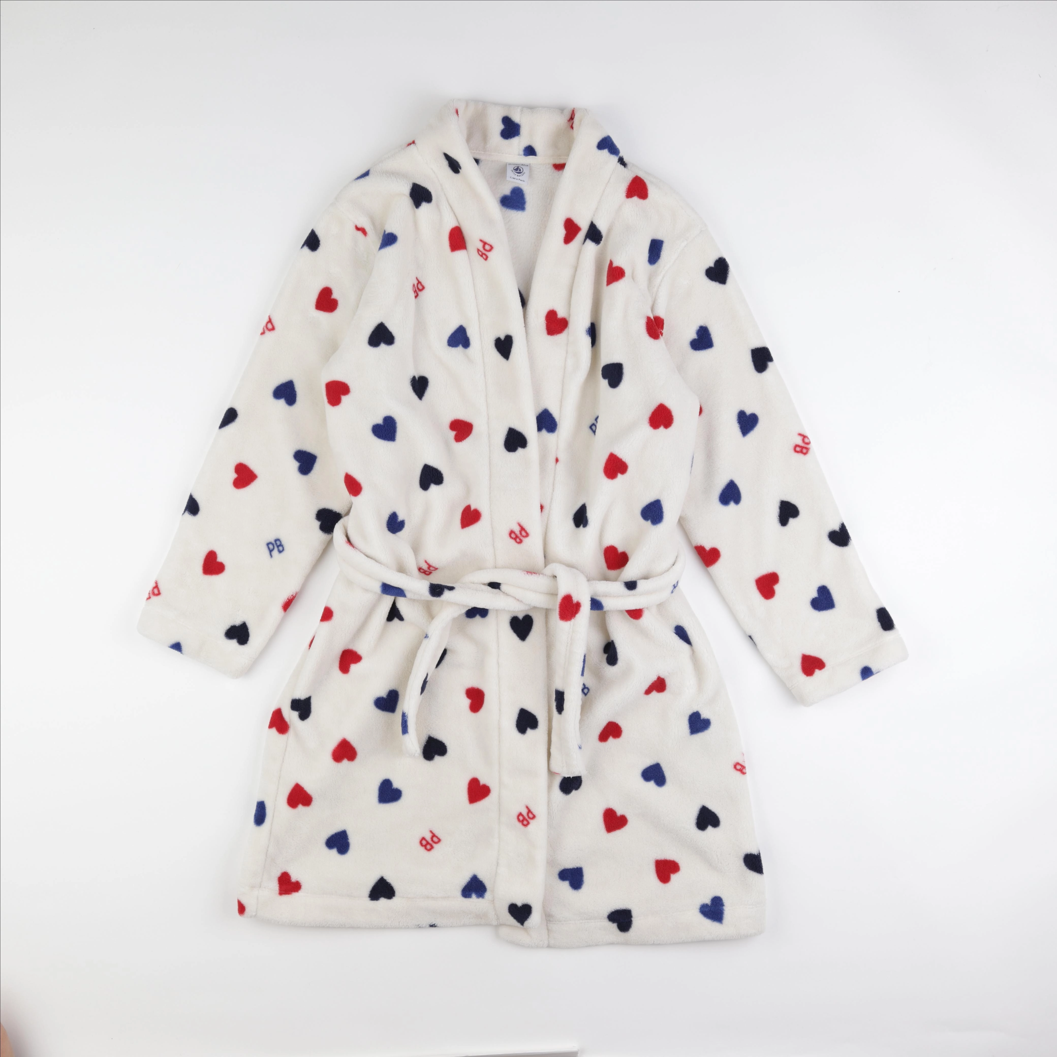 Petit Bateau - robe de chambre multicolore - 10/12 ans