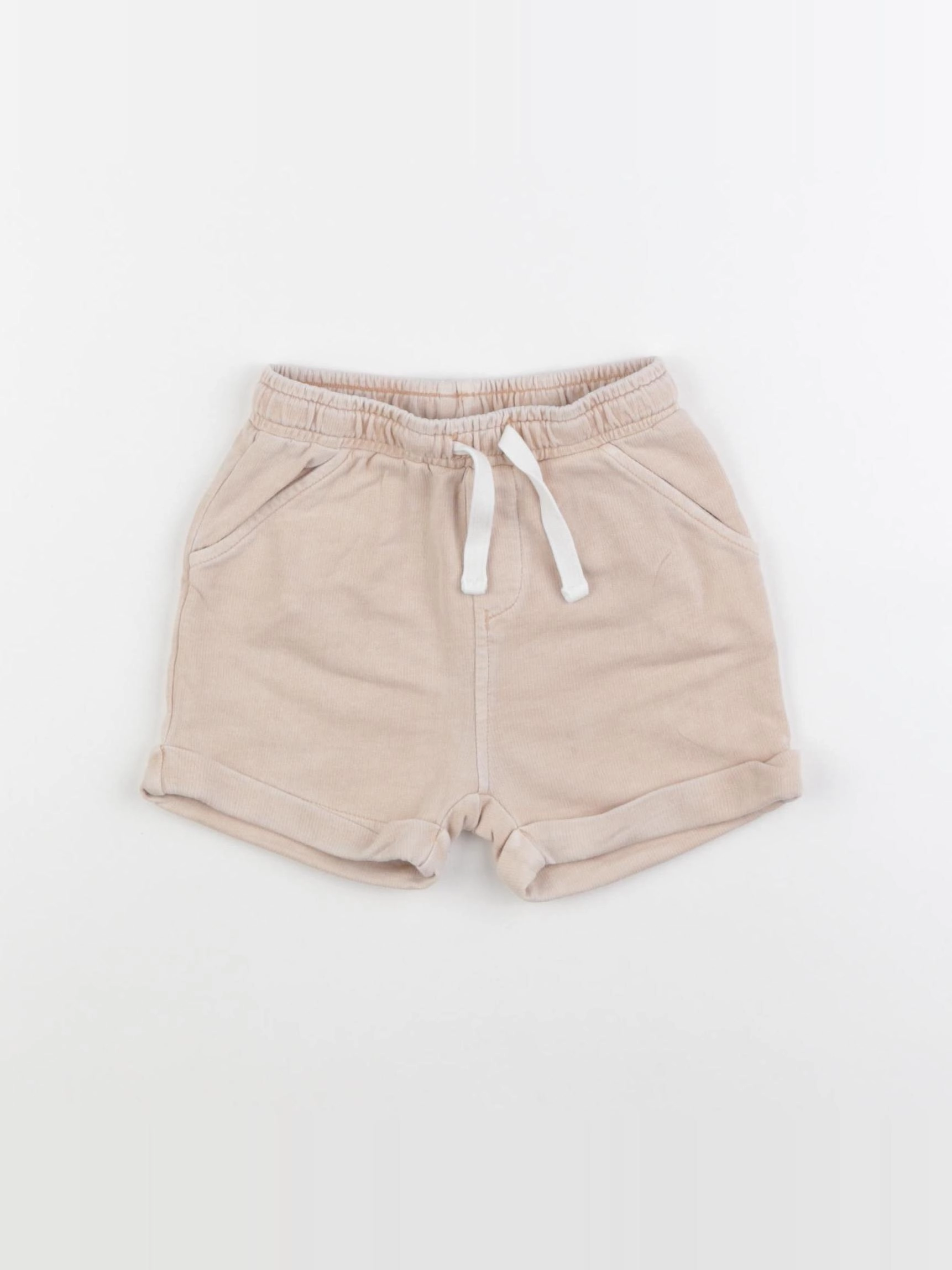 Vertbaudet - short beige - 2 ans