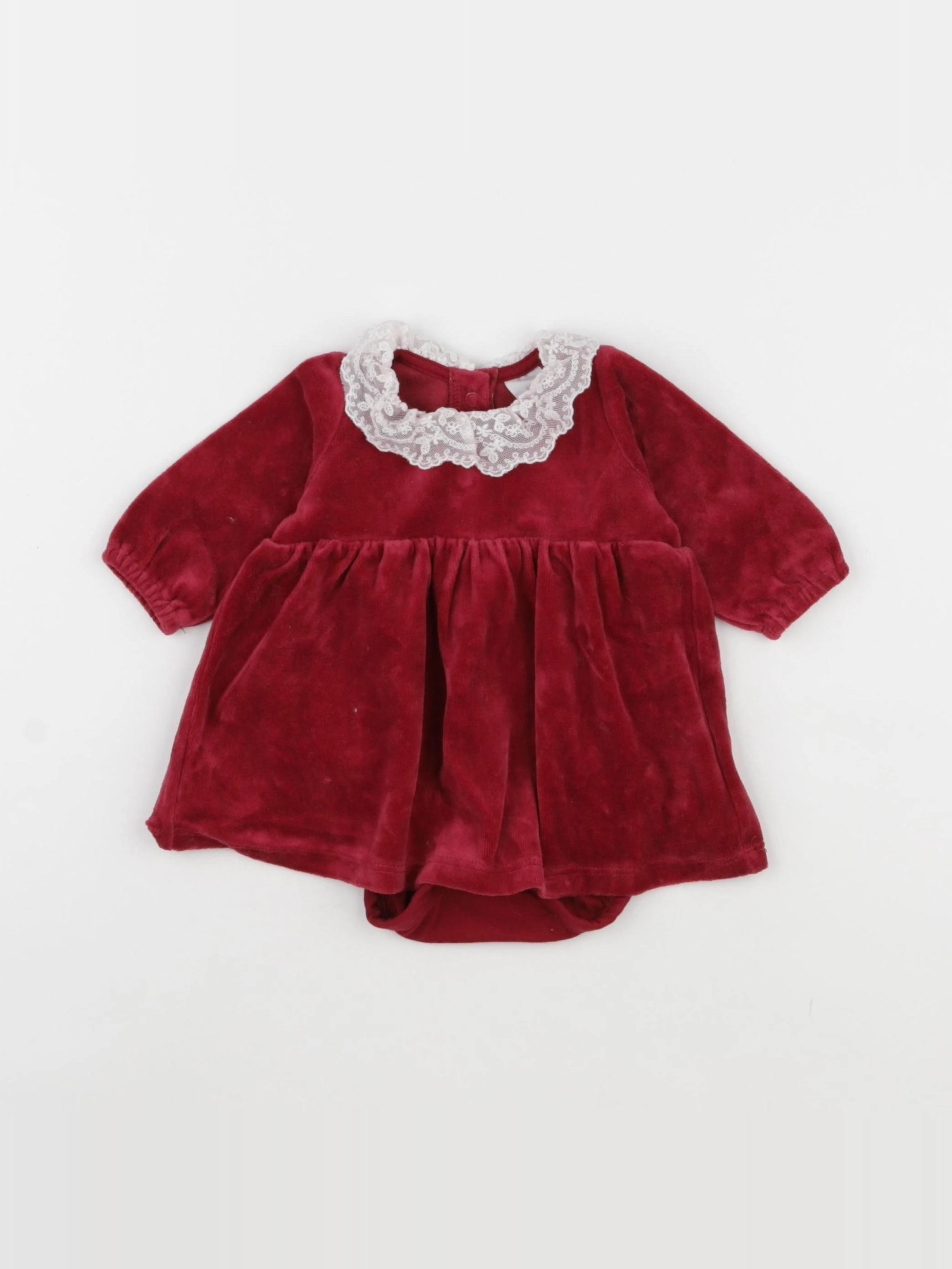 H&M - body robe rouge - 1 mois