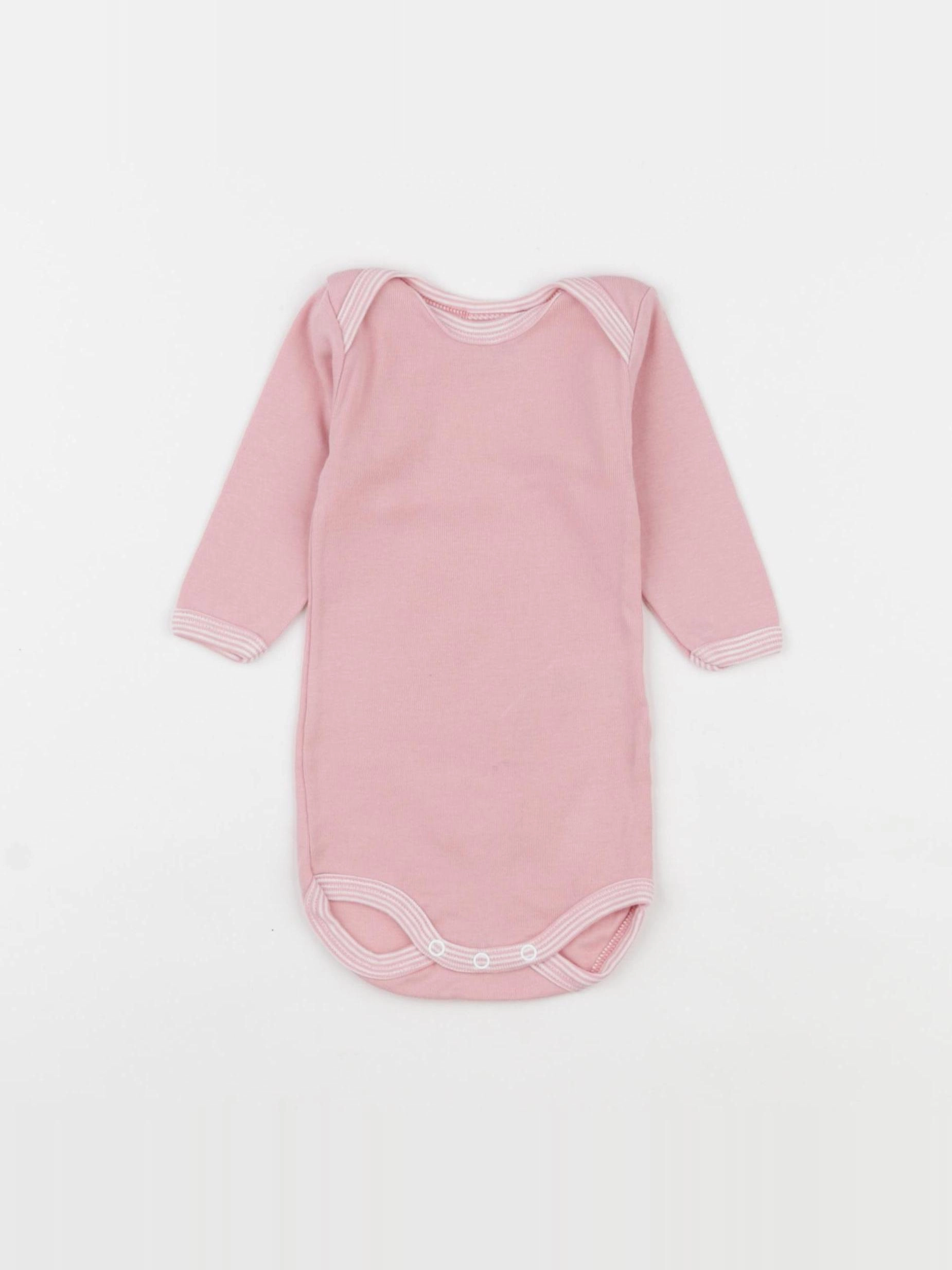Petit Bateau - body rose - 3 mois