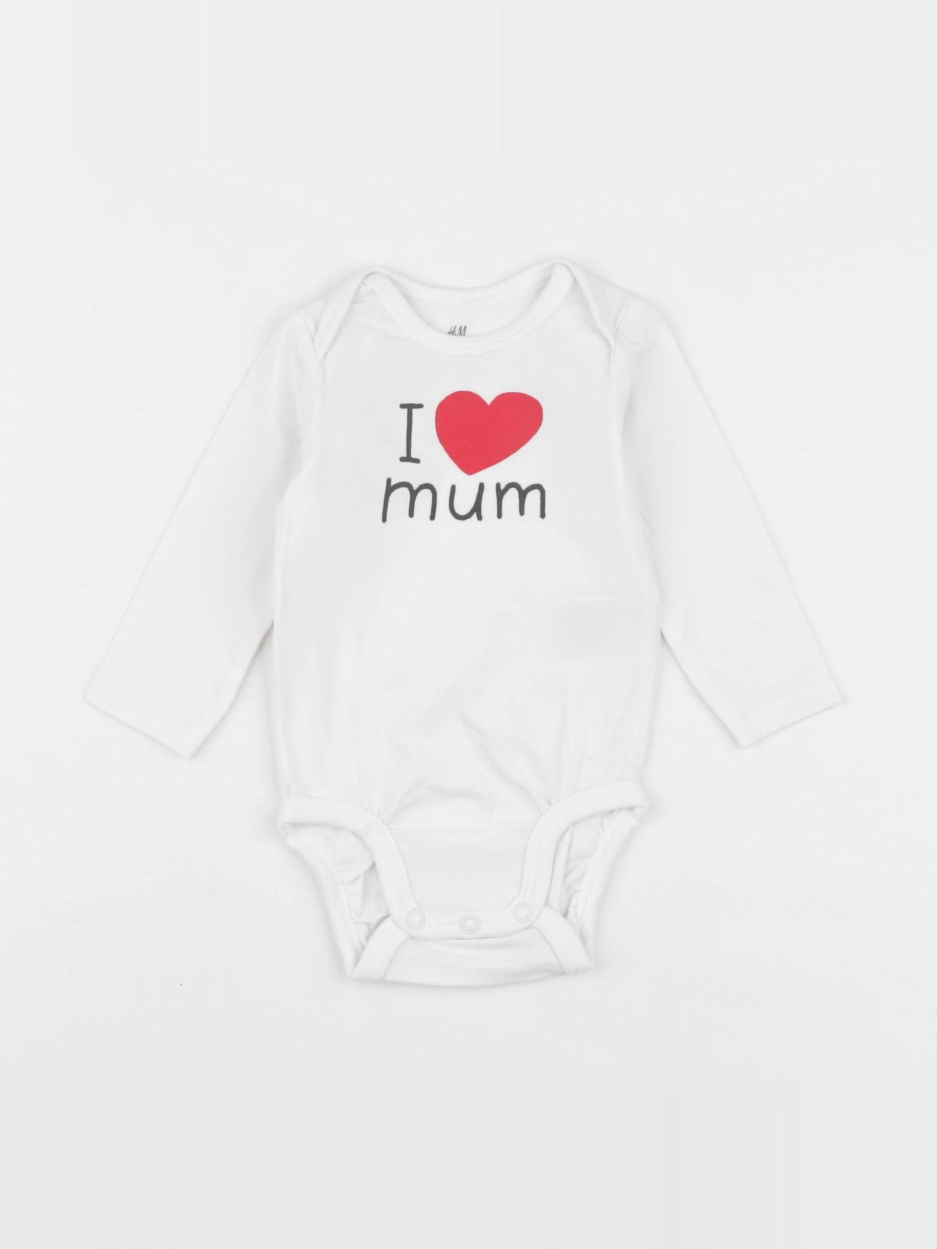 H&M - body blanc - 3 mois