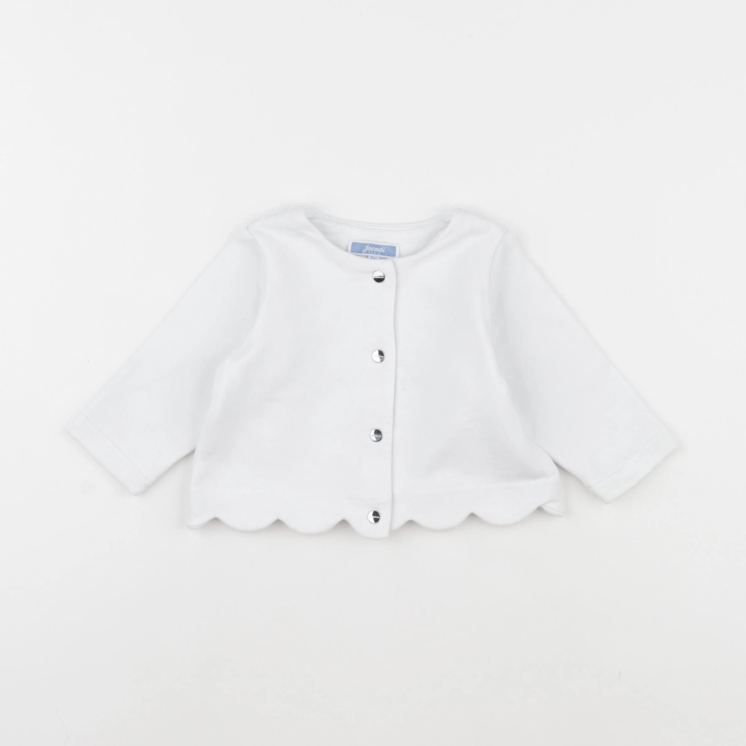 Jacadi - sweat blanc - 6 mois