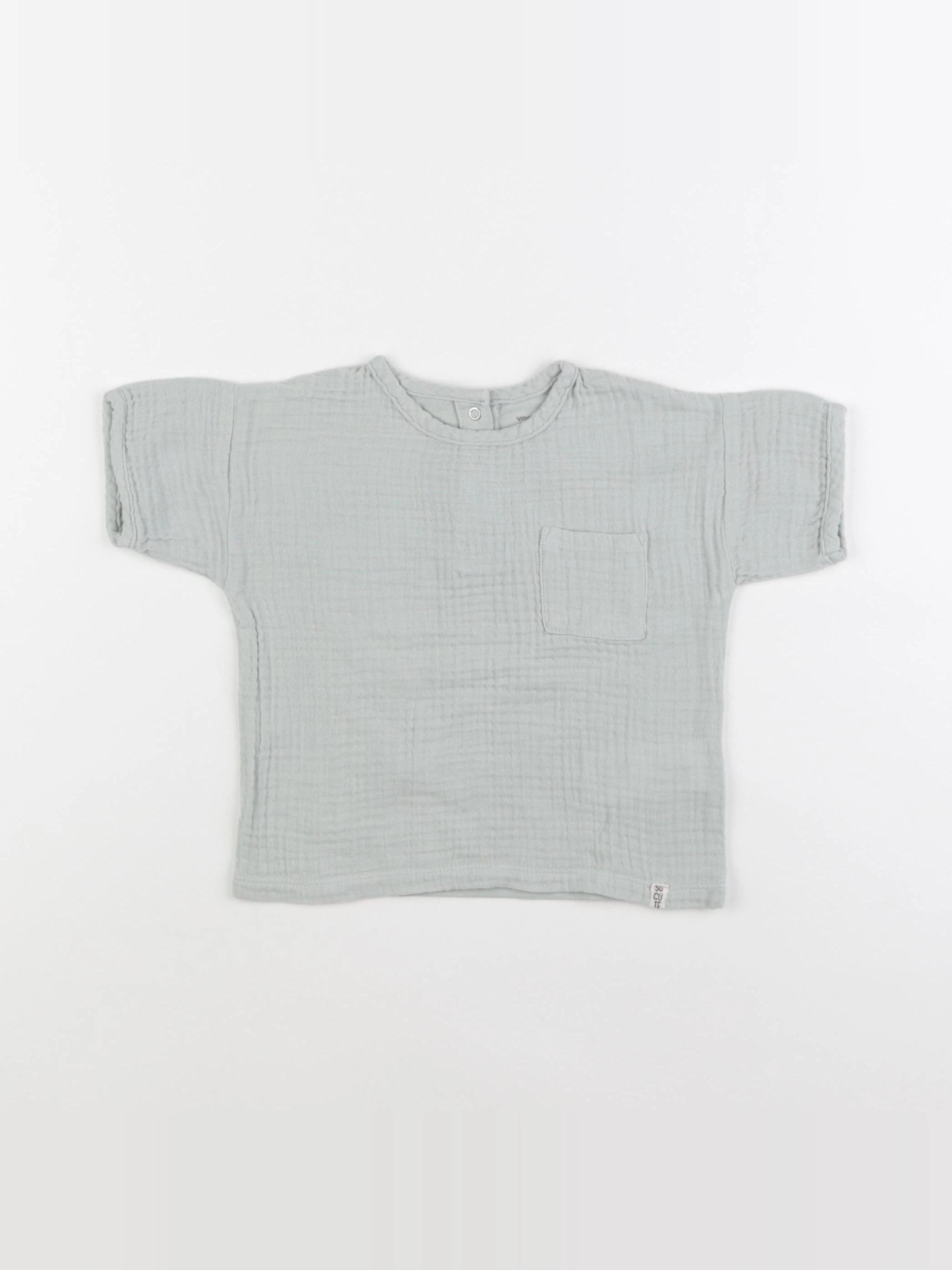 Vertbaudet - tee-shirt vert - 18 mois