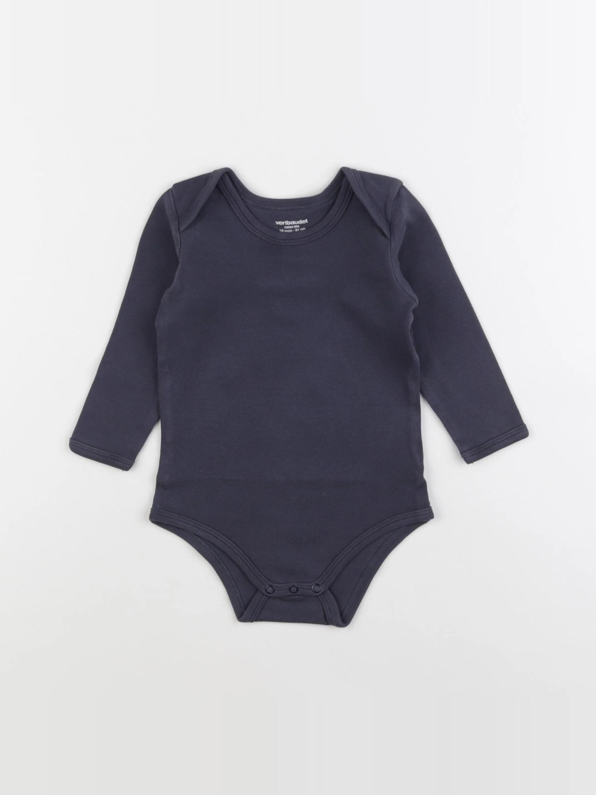 Vertbaudet - body gris - 18 mois