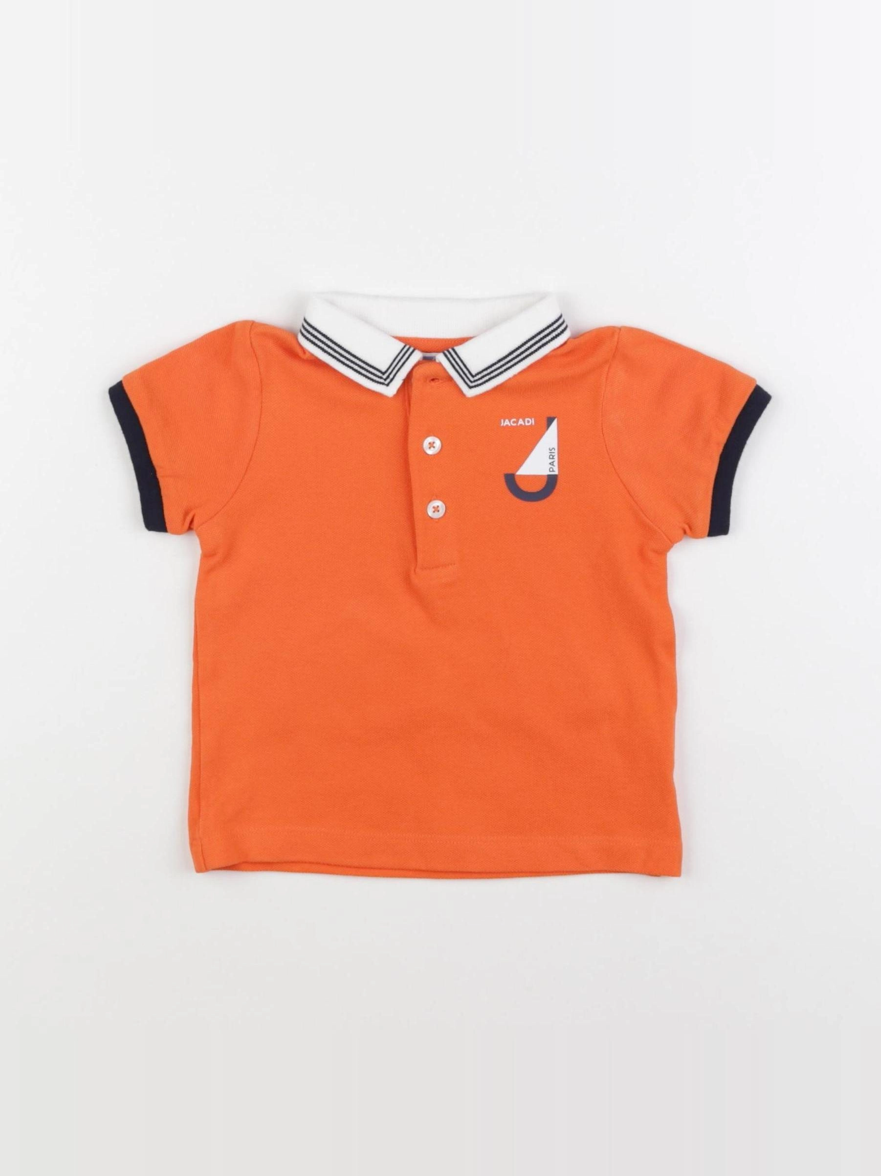 Jacadi - polo orange - 12 mois