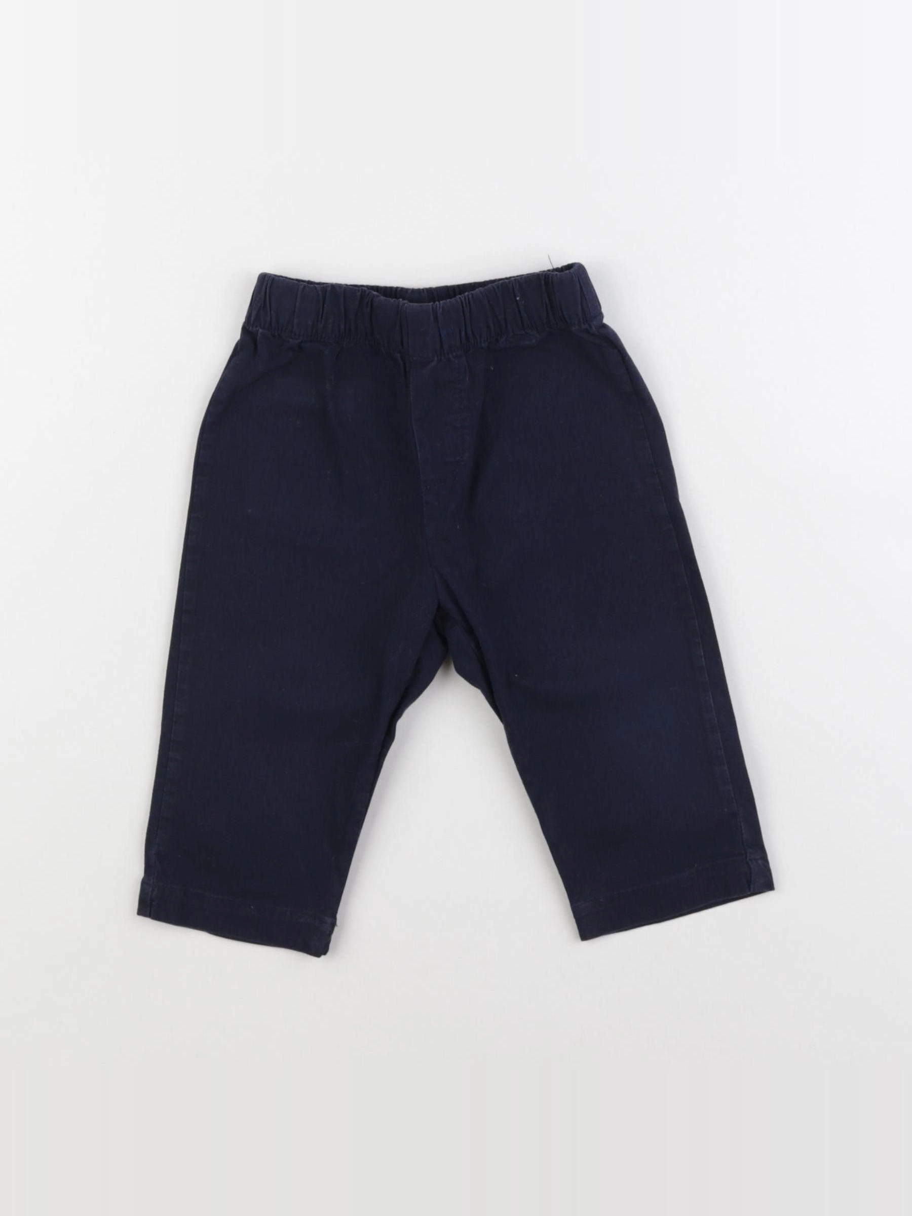 Jacadi - pantalon bleu - 12 mois