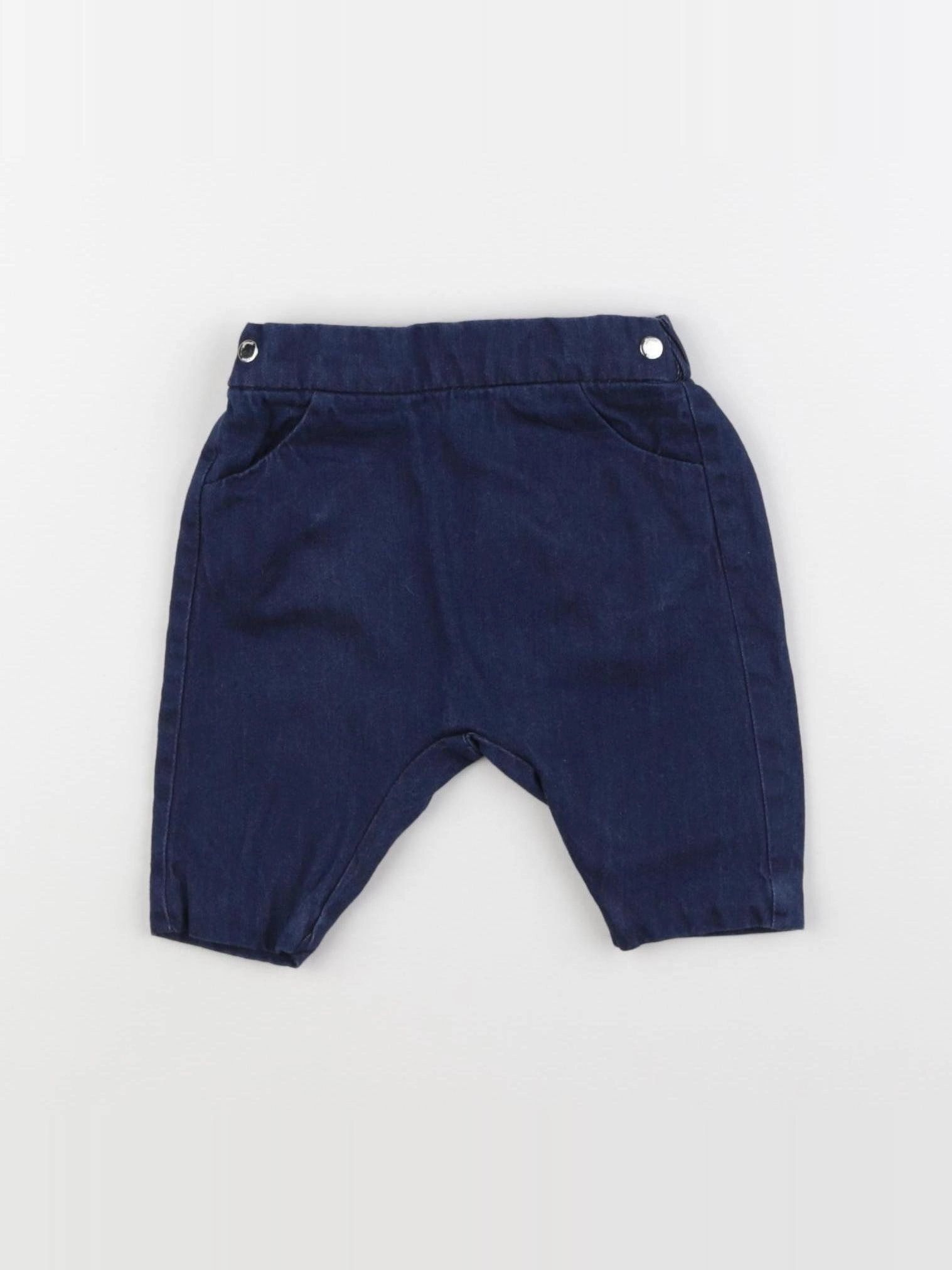 Jacadi - pantalon doublé bleu - 3 mois