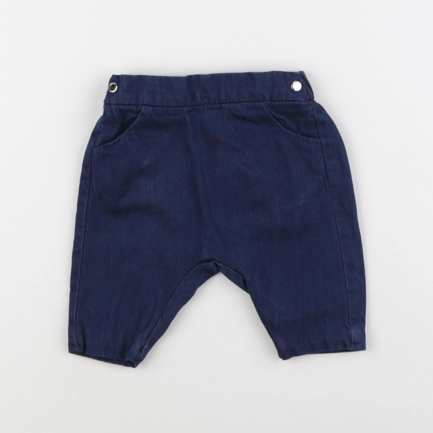 Jacadi - pantalon doublé bleu - 3 mois